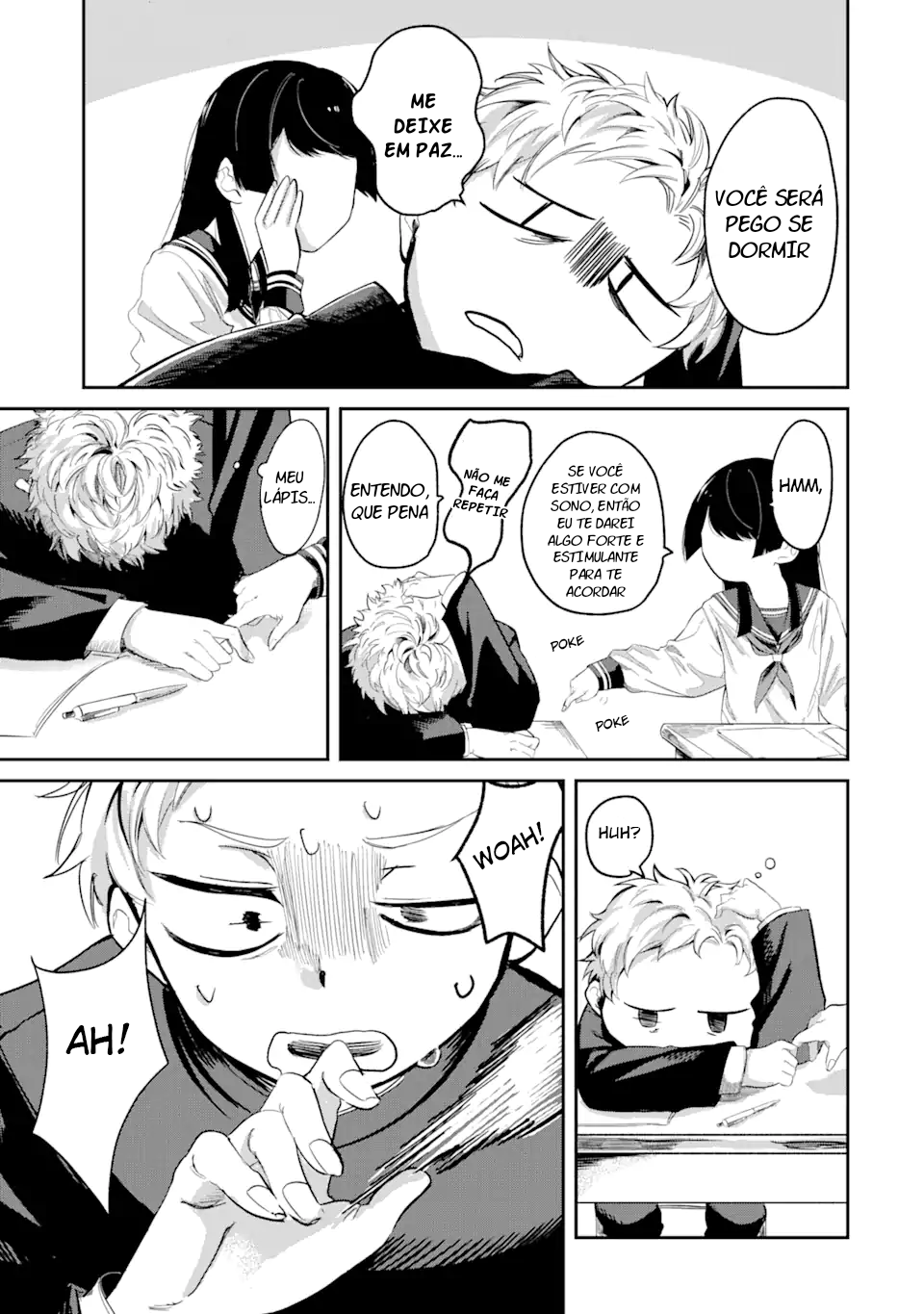 Tonari no Wakao-san wa Miesou de Mienai Não consigo ver o rosto da garota sentada ao meu lado 第7页