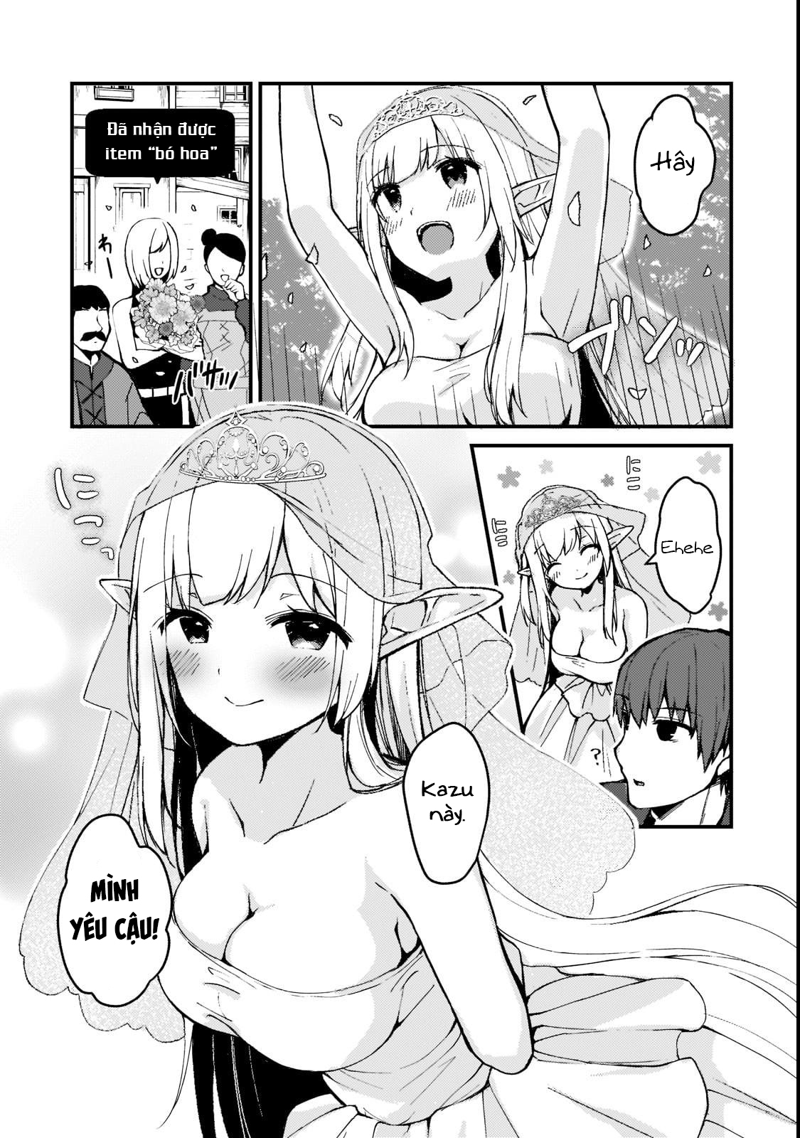 Netoge no Yome ga Ninki Idol datta: Cool kei no Kanojo wa Genjitsu demo Yome no Tsumori de Iru Rin và Rinka Mizuki 第12页