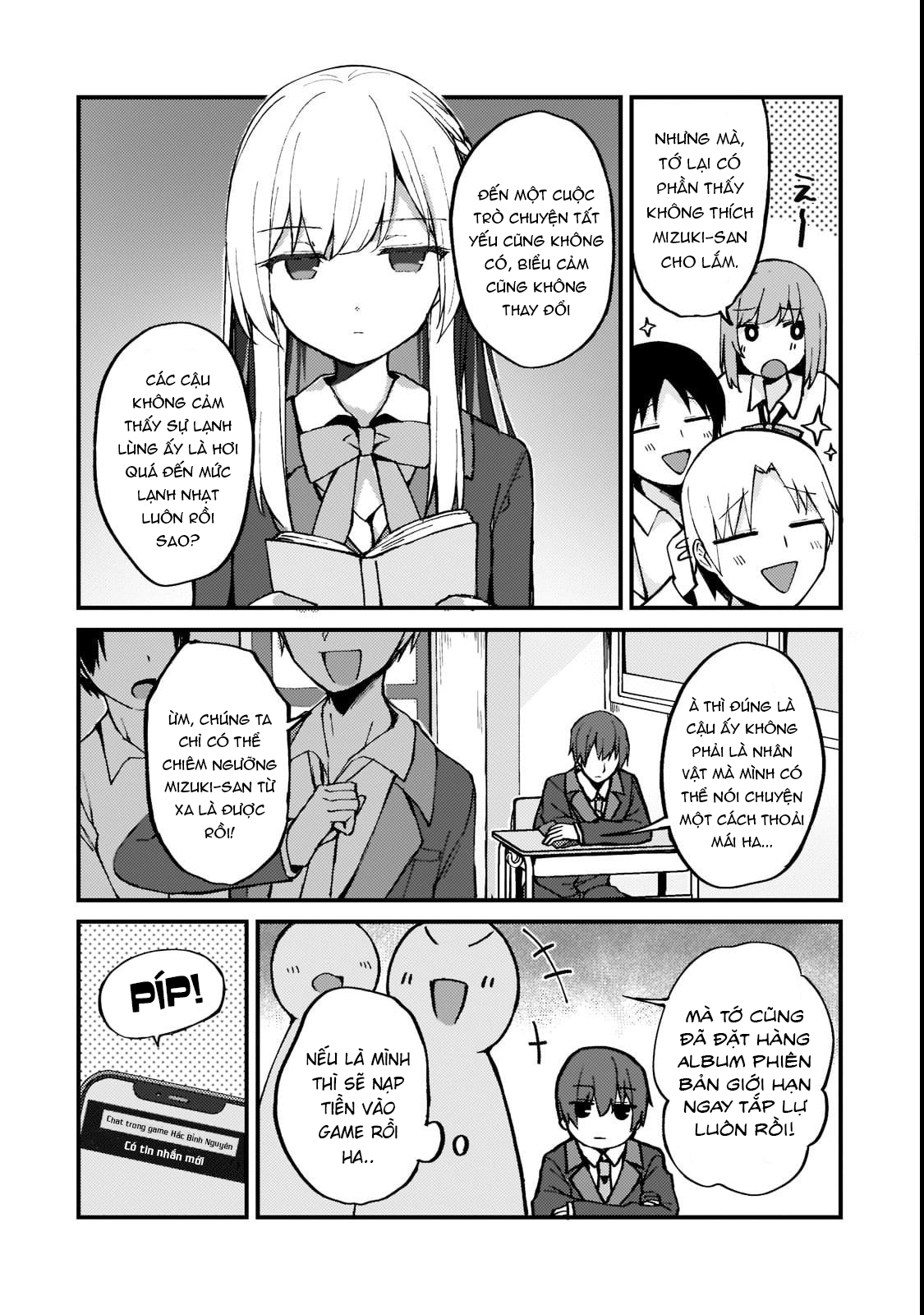 Netoge no Yome ga Ninki Idol datta: Cool kei no Kanojo wa Genjitsu demo Yome no Tsumori de Iru Rin và Rinka Mizuki 第19页