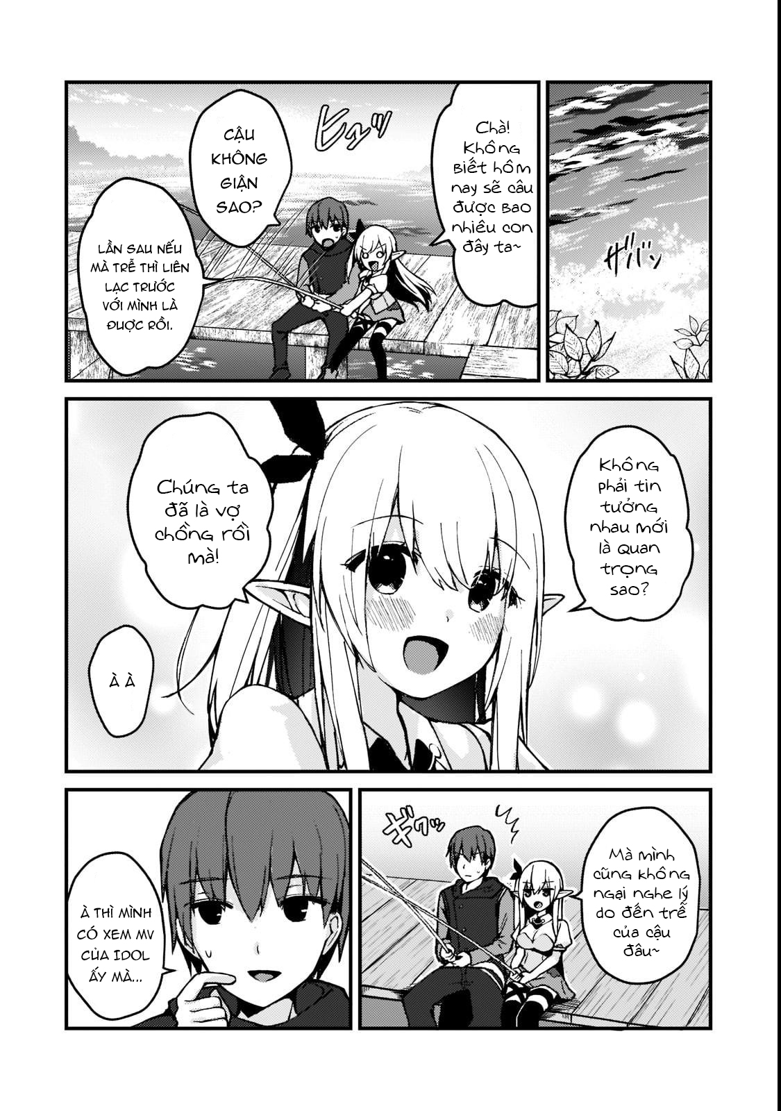 Netoge no Yome ga Ninki Idol datta: Cool kei no Kanojo wa Genjitsu demo Yome no Tsumori de Iru Rin và Rinka Mizuki 第27页