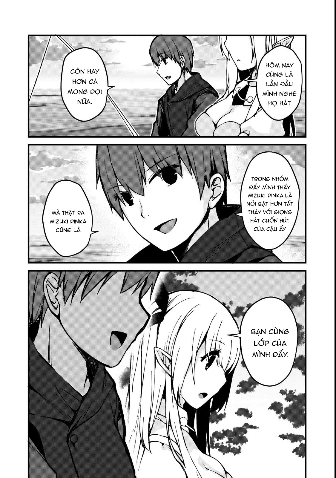 Netoge no Yome ga Ninki Idol datta: Cool kei no Kanojo wa Genjitsu demo Yome no Tsumori de Iru Rin và Rinka Mizuki 第29页