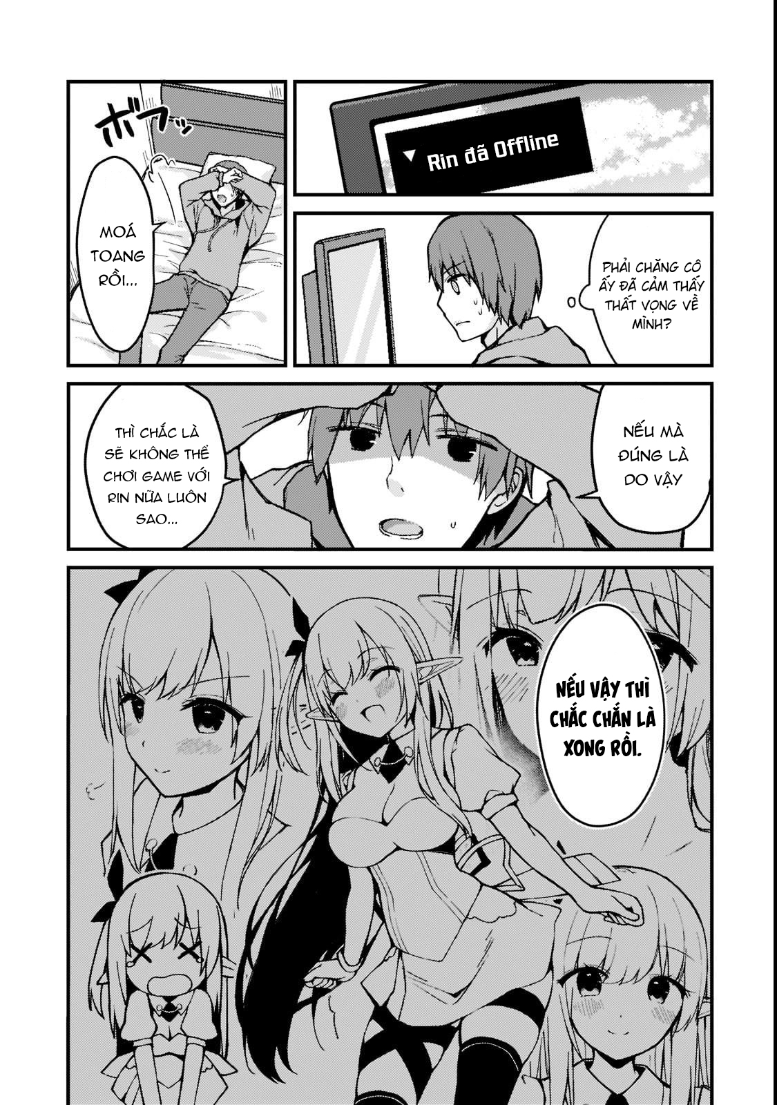 Netoge no Yome ga Ninki Idol datta: Cool kei no Kanojo wa Genjitsu demo Yome no Tsumori de Iru Rin và Rinka Mizuki 第34页