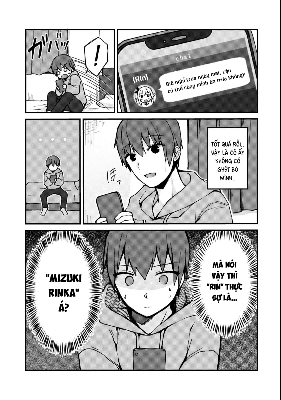 Netoge no Yome ga Ninki Idol datta: Cool kei no Kanojo wa Genjitsu demo Yome no Tsumori de Iru Rin và Rinka Mizuki 第36页