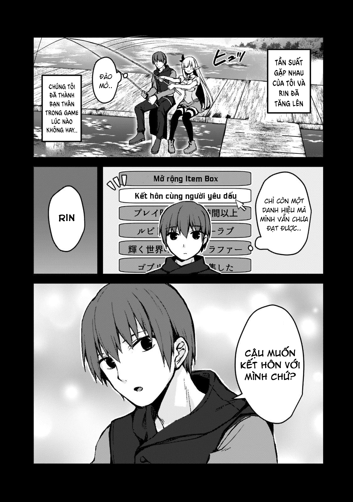 Netoge no Yome ga Ninki Idol datta: Cool kei no Kanojo wa Genjitsu demo Yome no Tsumori de Iru Rin và Rinka Mizuki 第10页