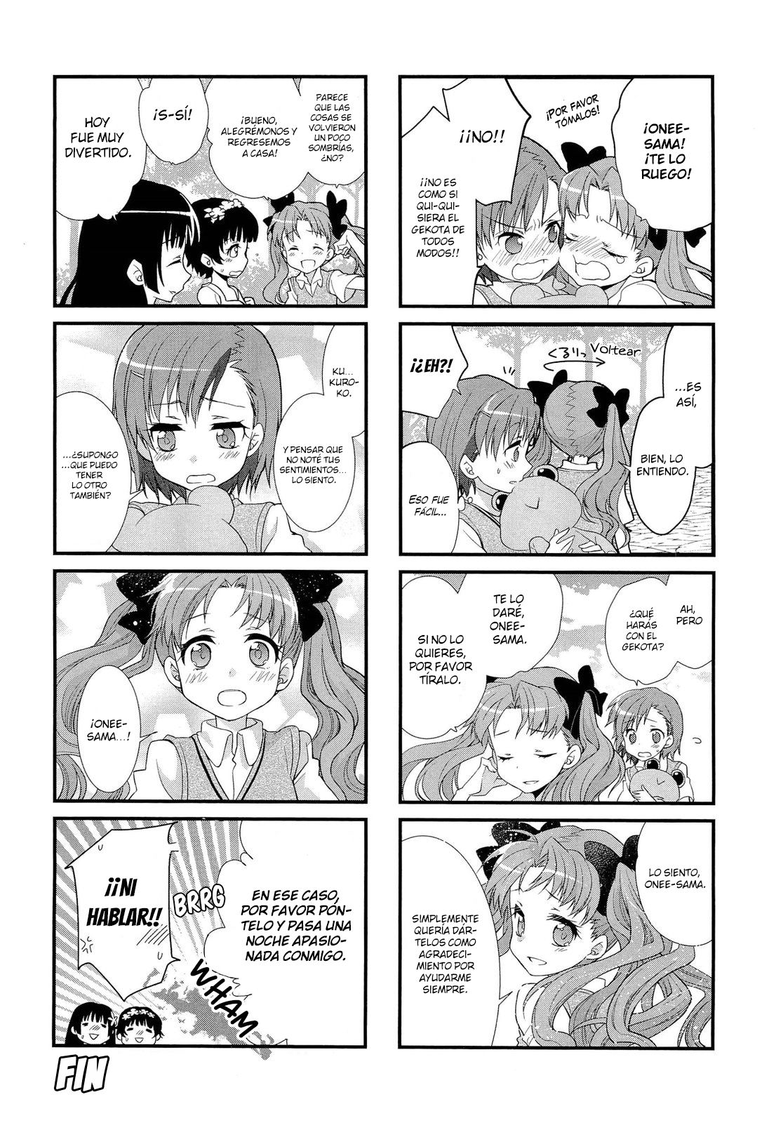 4-koma Koushiki Anthology - Toaru Kagaku no Railgun x Toaru Majutsu no Index Te quiero, te quiero, te quiero mucho Onee-sama 第8页