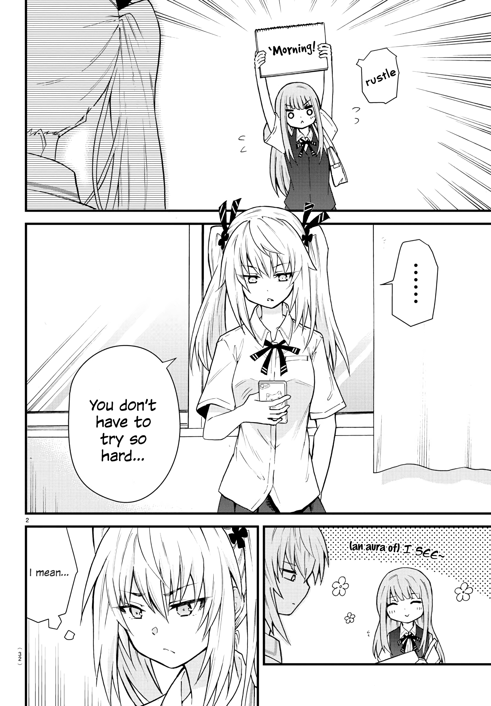 Koe ga dasenai Shoujo wa "Kanojo ga Yasashisugiru" to Omotte iru Greetings 第2页