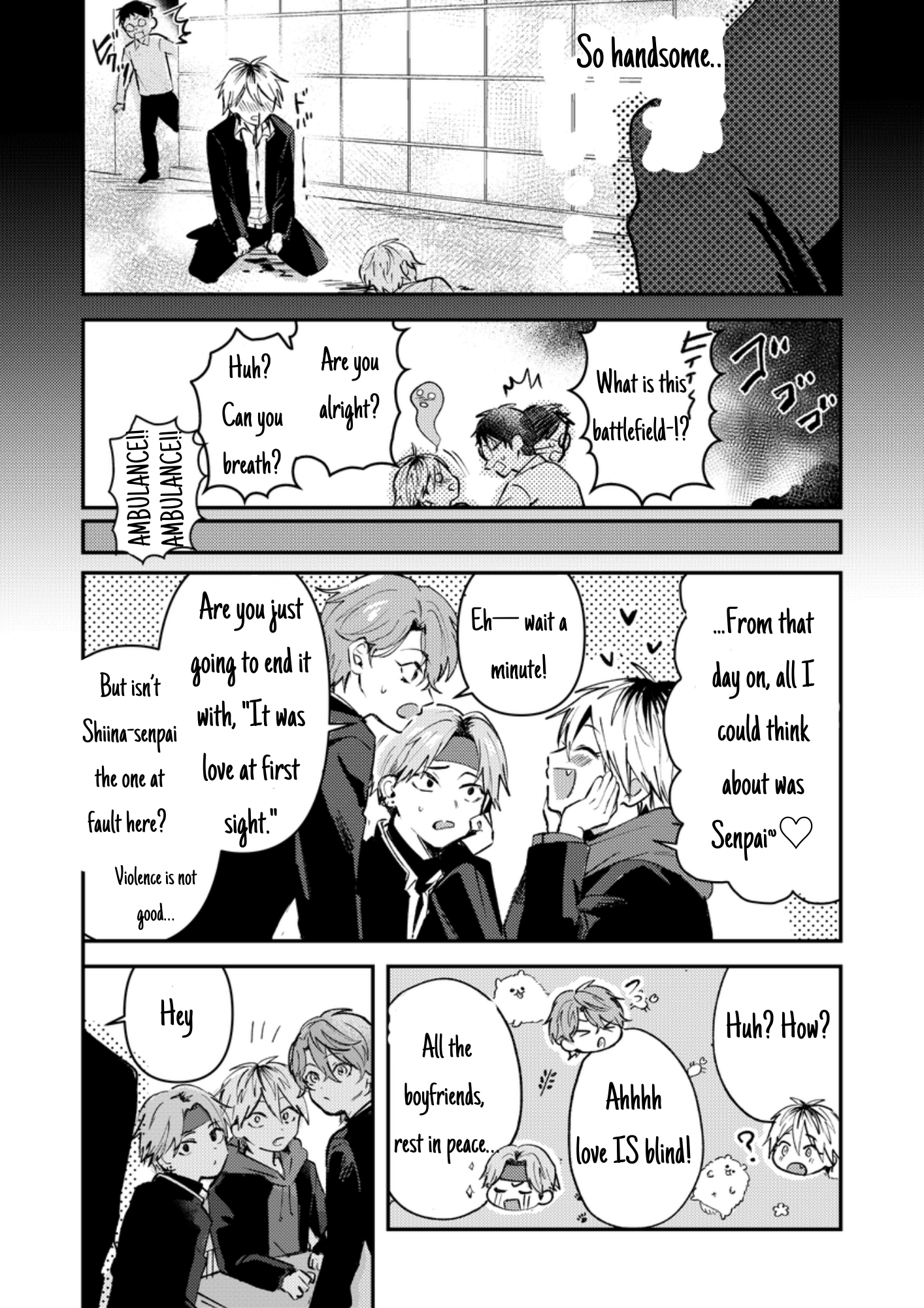Dameo no Shiina-senpai to Yabao no Sasaki-kun How They Met 第9页