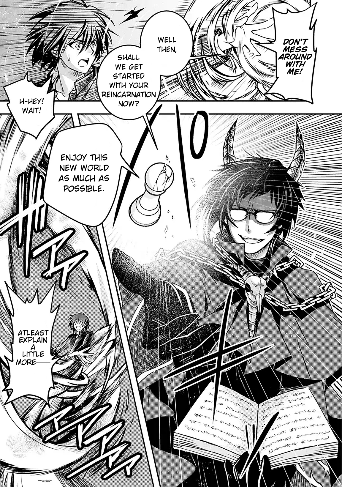 Level 1 no Saikyou Kenja: Noroi de Saikakyuu Mahou shika Tsukaenai kedo, Kami no Kanchigai no Mugen no Maryoku o Te ni Ire Saikyou ni The one who reincarnated me was the Evil God 第13页
