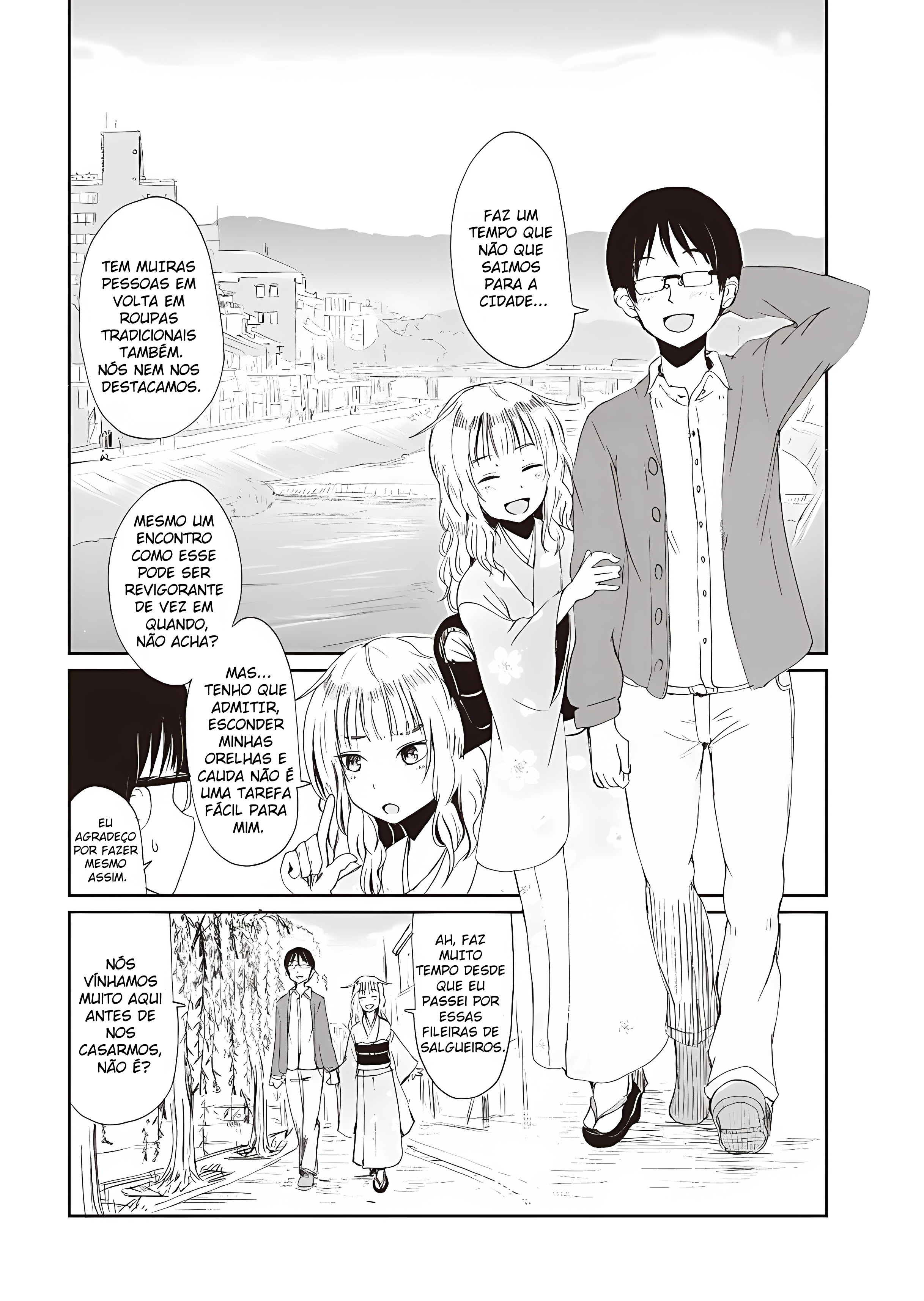 Kitsune no Oyome-chan Quando minha esposa kitsune e eu fomos para um encontro 第14页