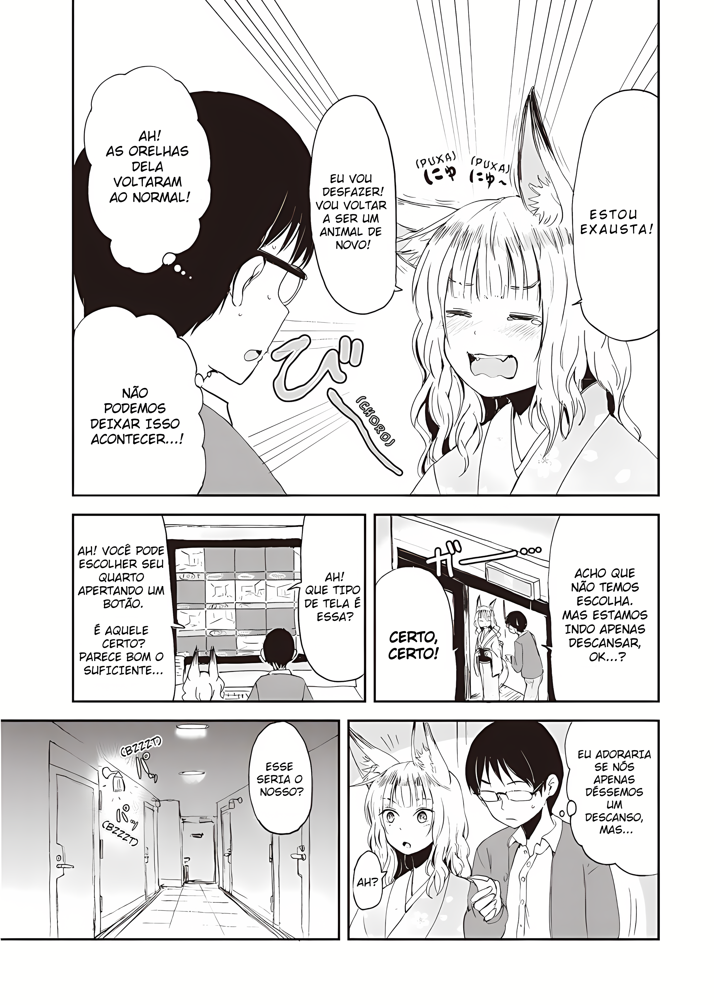 Kitsune no Oyome-chan Quando minha esposa kitsune e eu fomos para um encontro 第17页