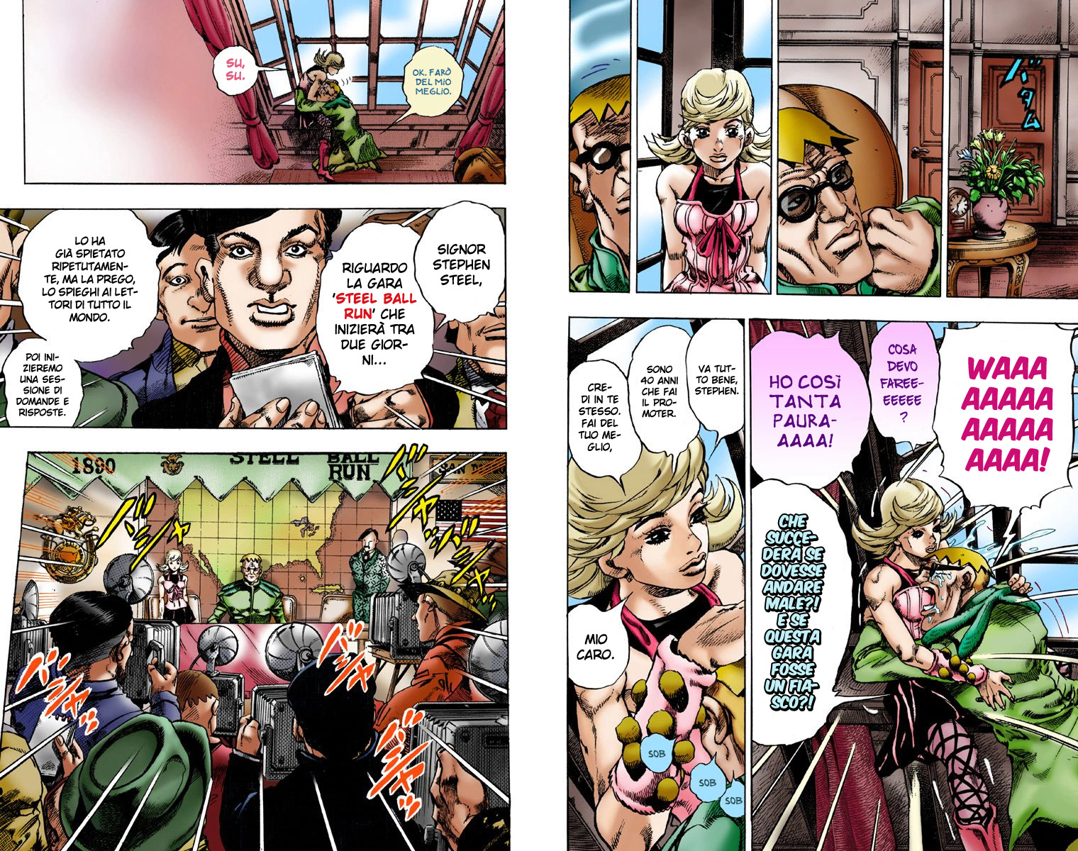 JoJo no Kimyou na Bouken: Steel Ball Run(Official Colored) The Steel Ball Run - Conferenza Stampa 第19页