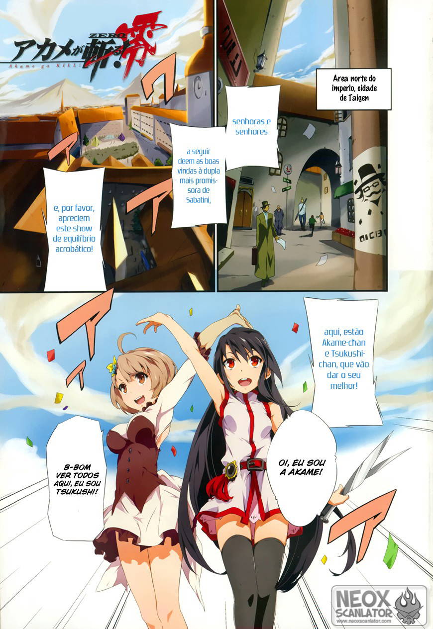 Akame ga KILL! Zero Duas Garotas 第4页