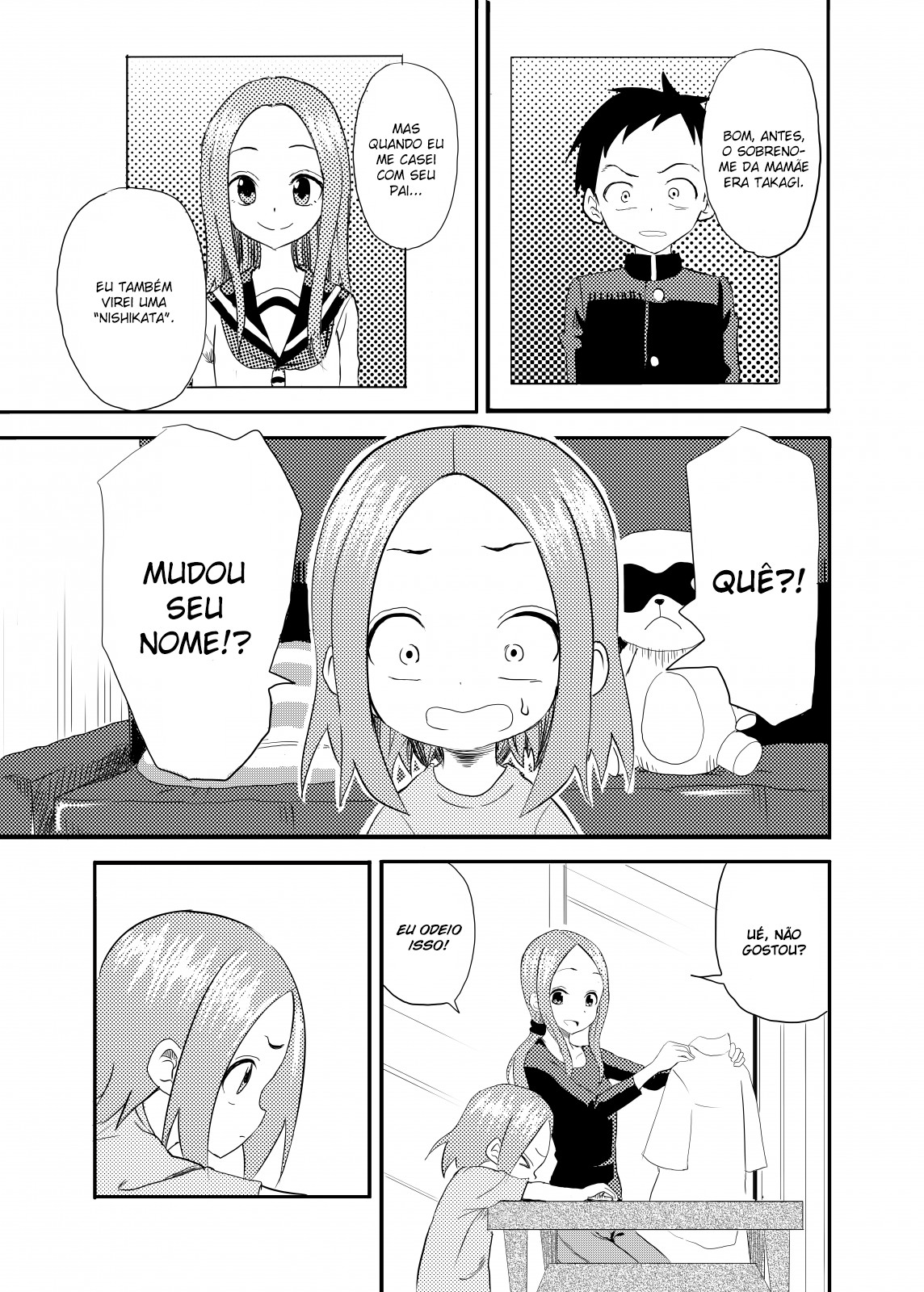 Karakai Jouzu no (Moto) Takagi-san Nome de Família 第4页