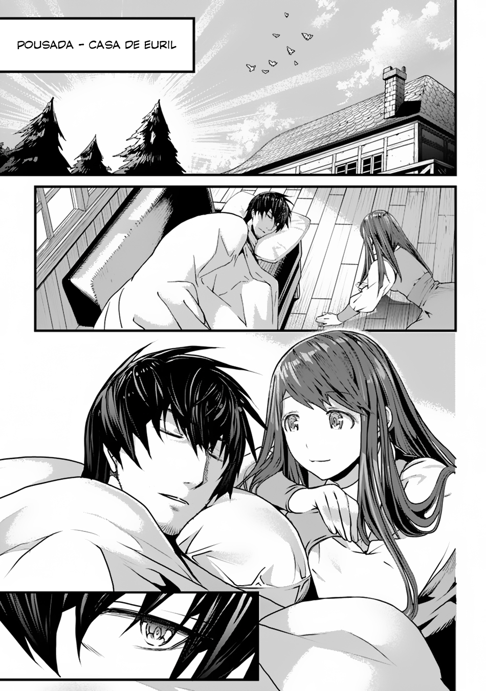 Yakudatazu Skill ni Jinsei o Sosogikomi 25-nen, Imasara Saikyou no Boukentan Midori Kashi no Akira A história que vem depois e a determinação dos dois. 第2页
