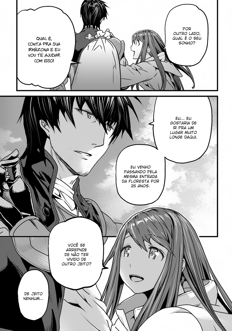 Yakudatazu Skill ni Jinsei o Sosogikomi 25-nen, Imasara Saikyou no Boukentan Midori Kashi no Akira A história que vem depois e a determinação dos dois. 第29页