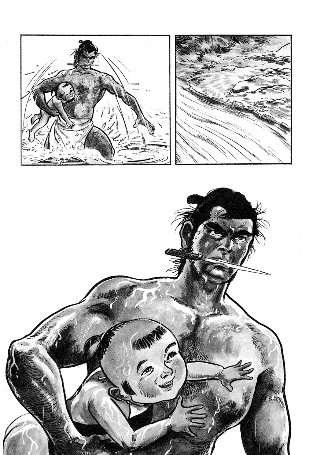 Lone Wolf and Cub Лишь родитель способен понять сердце ребёнка, а ребёнок понять, что на сердце у родителя 第6页