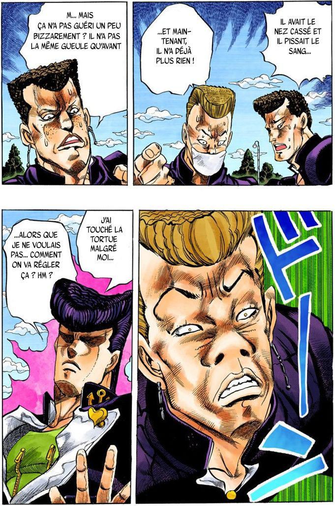 JoJo's Bizarre Adventure, Part 4: Diamond Is Unbreakable (Official Colored) Jotaro Kujo ! Rencontre Josuke Higashikata partie 1 第22页