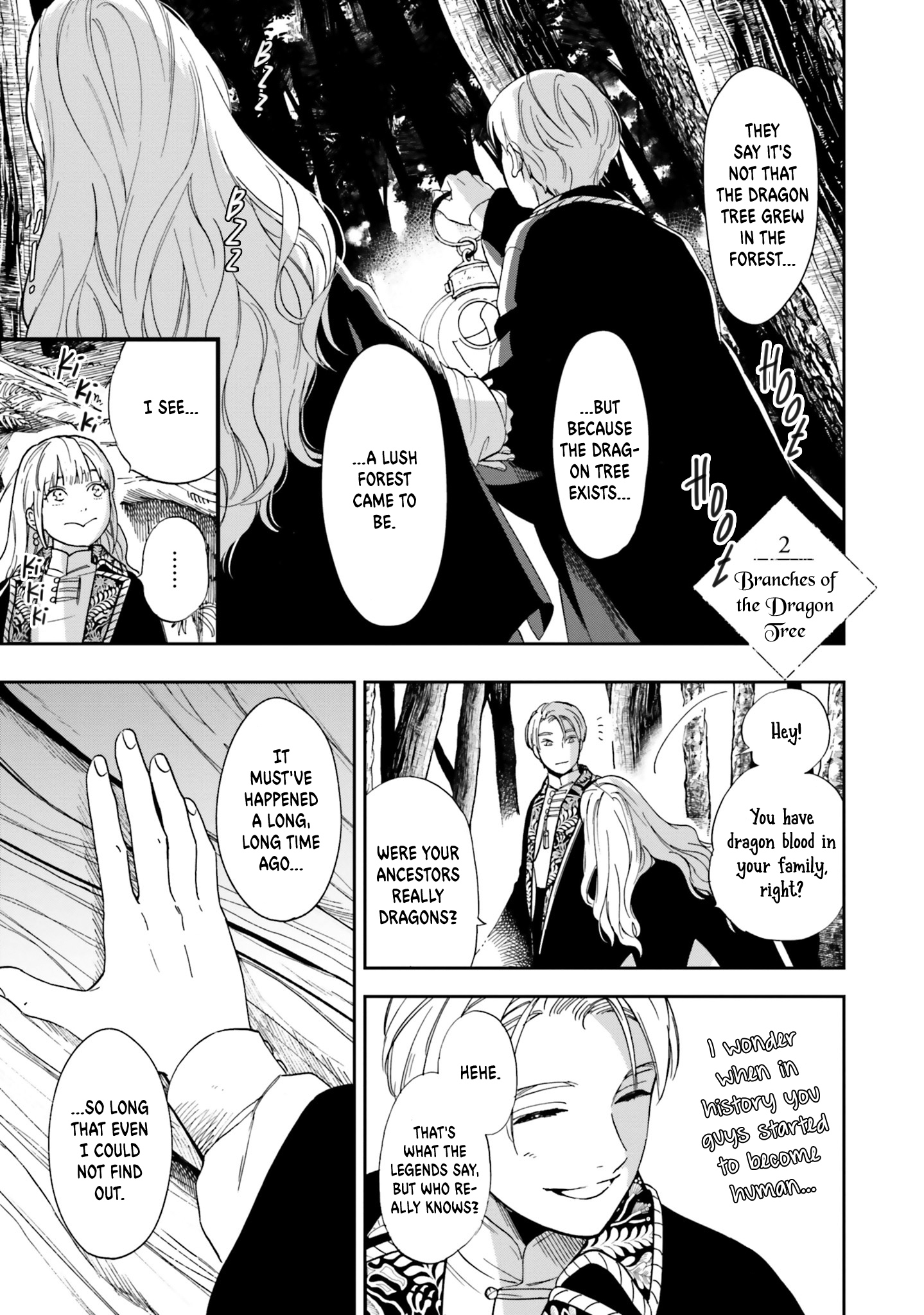 Shinimodori no Mahou Gakkou Seikatsu o, Moto Koibito to Prologue kara (※Tadashi Koukando wa Zero) Branches of the Dragon Tree 第1页