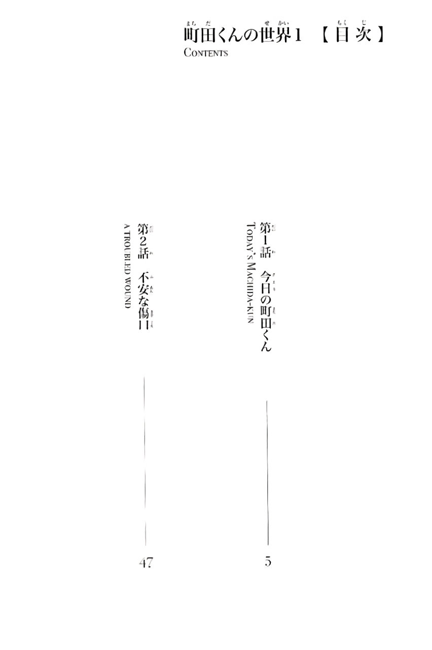 Machida-kun's World Vol. 1 Ch. 1 第4页