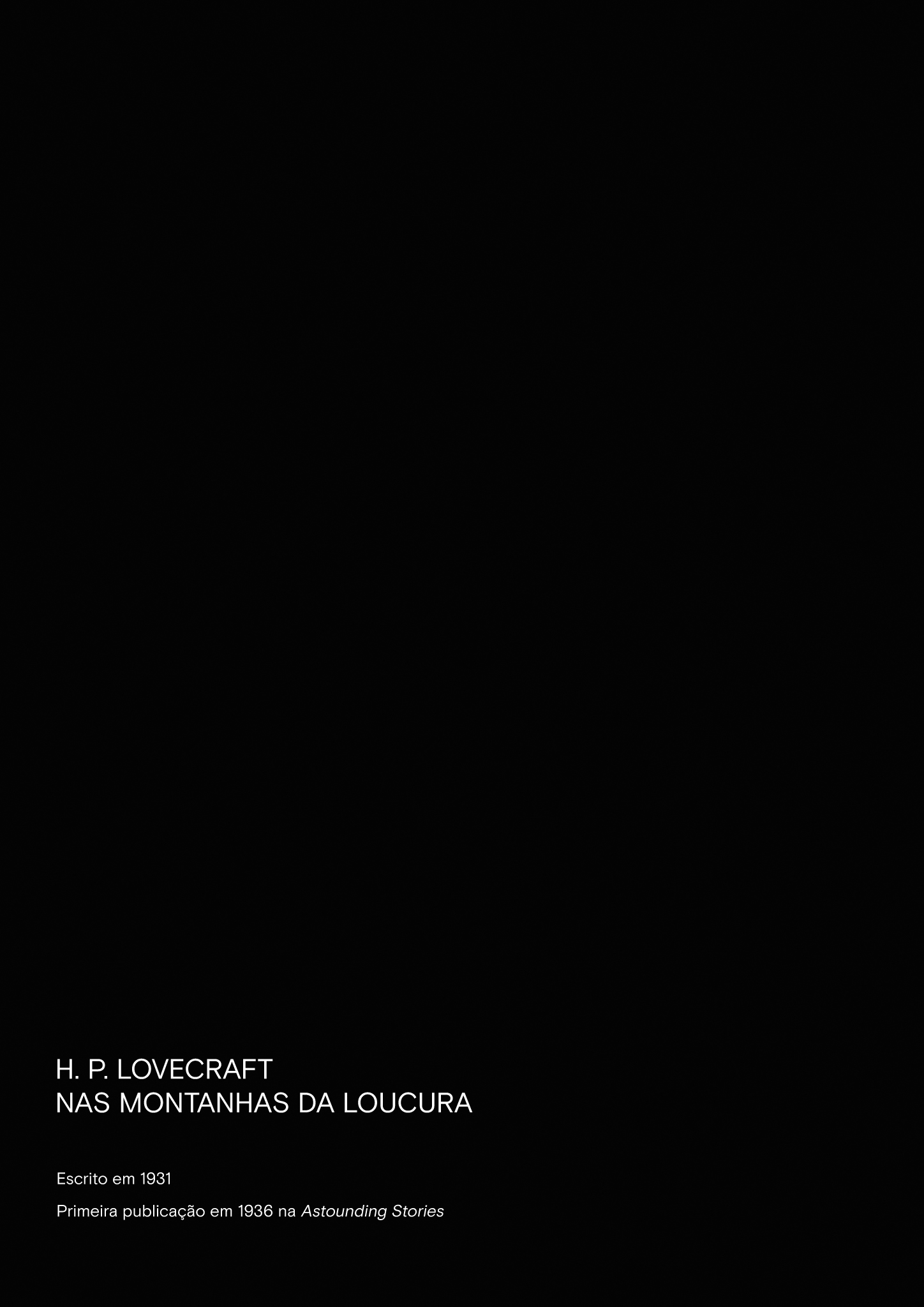 H.P. Lovecraft's At the Mountains of Madness Prólogo - Após a tempestade 第11页