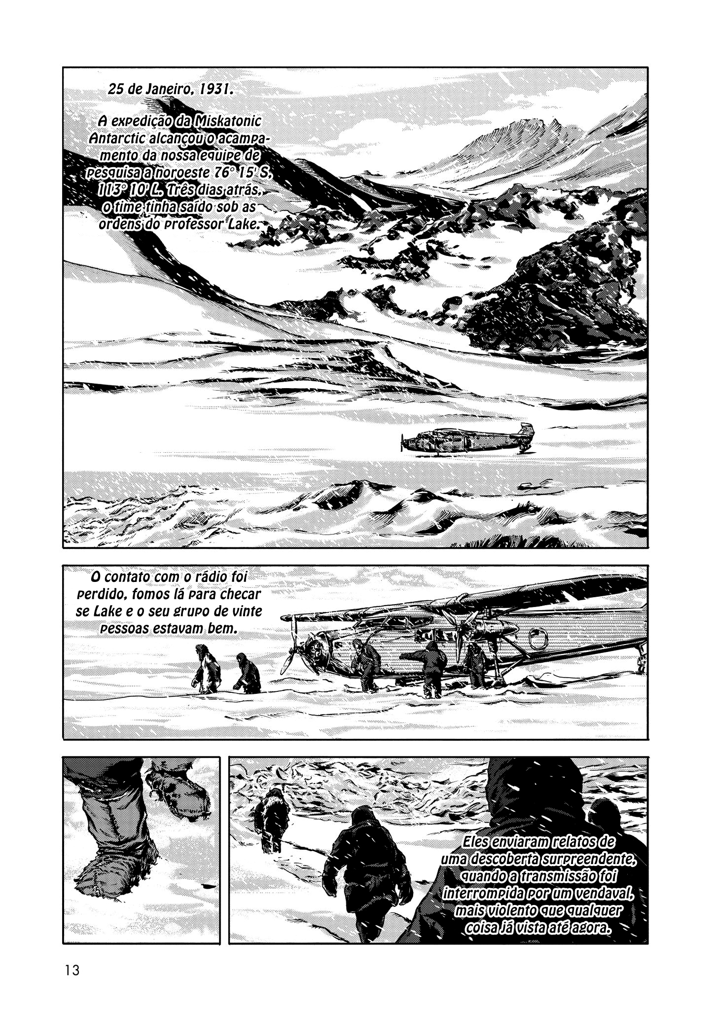 H.P. Lovecraft's At the Mountains of Madness Prólogo - Após a tempestade 第13页