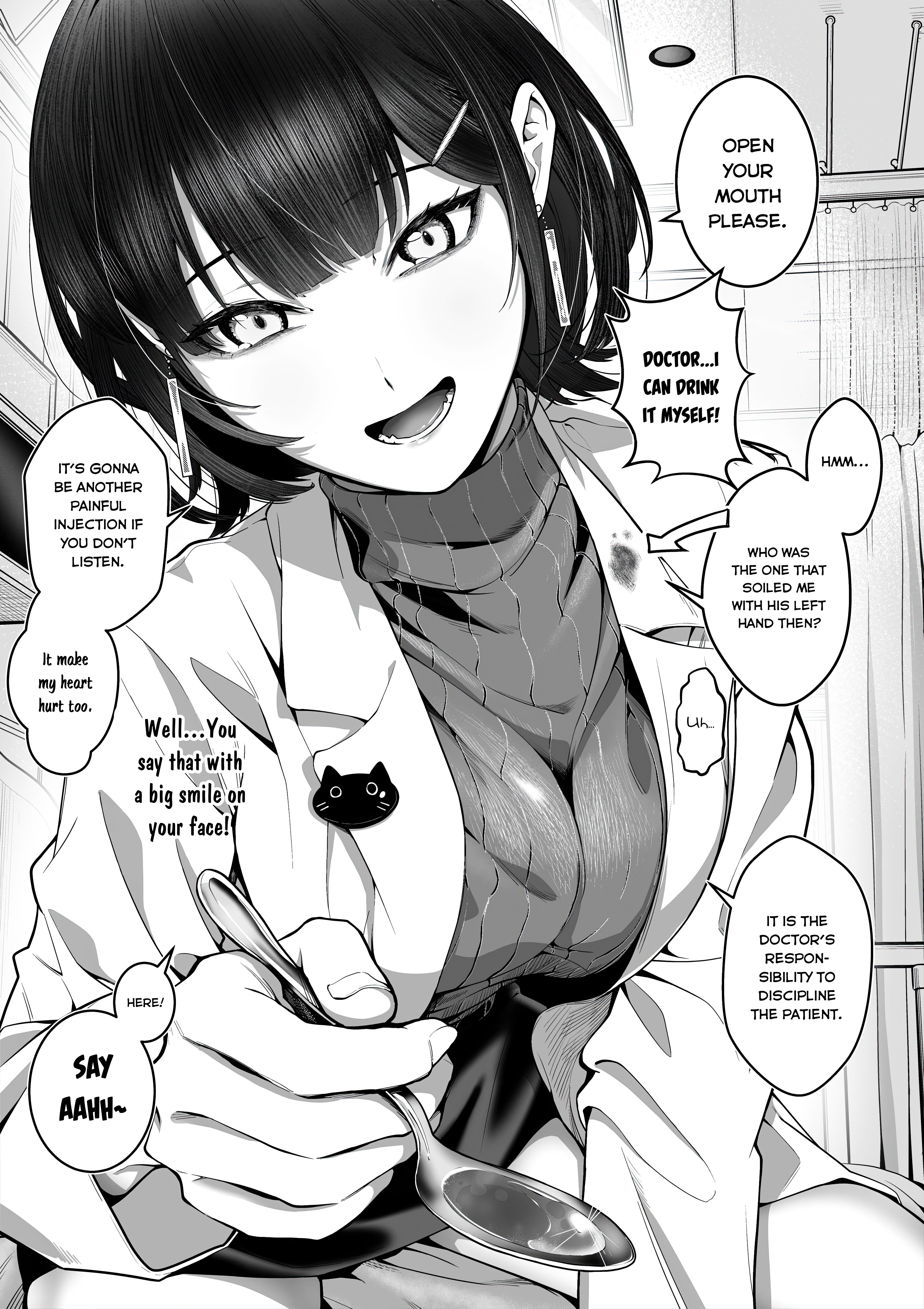 After Getting Injured, This Female Doctor Cared for Me Strangely 第1页