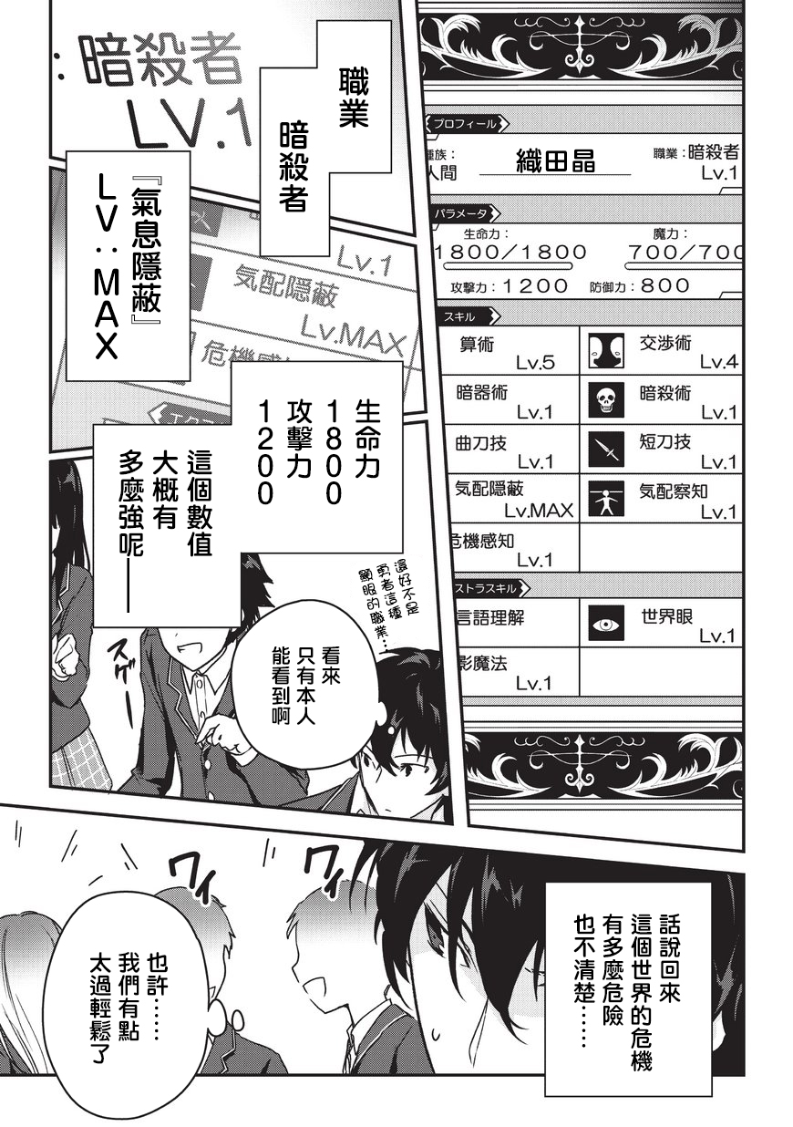 Ansatsusha de Aru Ore no Status ga Yuusha yori mo Akiraka ni Tsuyoi no da ga 第1話 異世界召喚!? 第9页