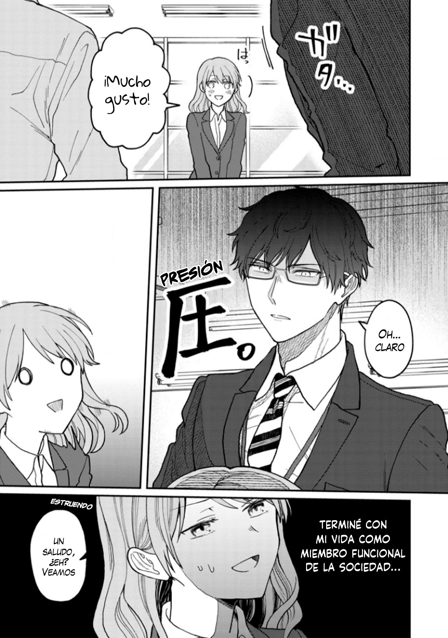 Kuuki ga "Yomeru" Shinnyuu Shain to Buaisou na Senpai Vol. 1 Ch. 1 第9页
