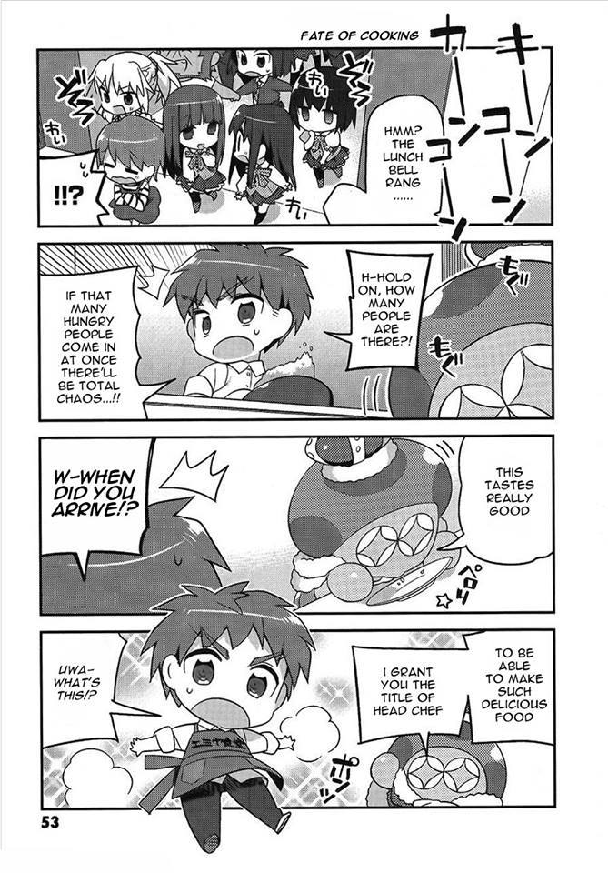Type-Moon Gakuen - Chibi Chuki! 3rd Period: Eat to Live, Don’t Live to Eat 第13页