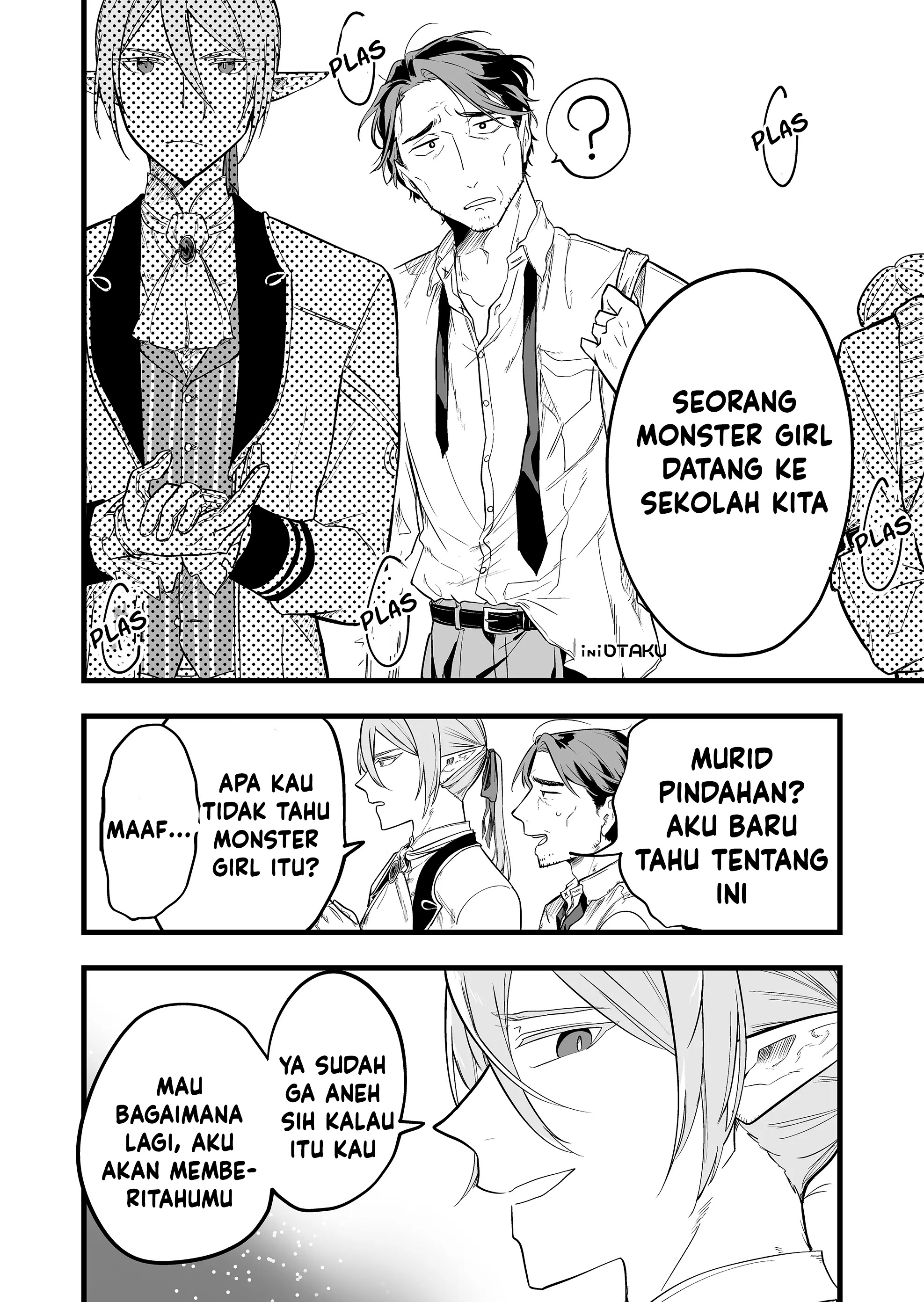 "Ano Toki Tasukete Itadaita Monster Musume desu." Isekai Ossan Kyoushi Totsuzen no Moteki ni Konwaku suru Ch. 1 - Lama tidak bertemu 第35页