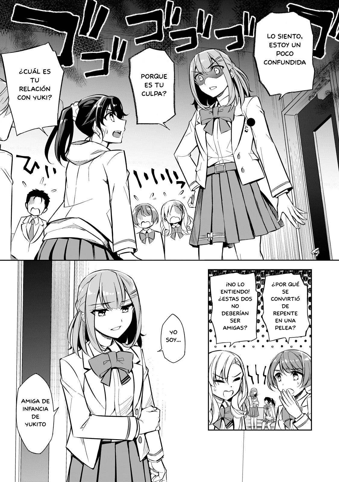 Ore ni Trauma wo Ataeta Joshi-tachi ga Chirachira Mitekuru kedo, Zannen desuga Teokure desu Dejaré la escuela 第27页