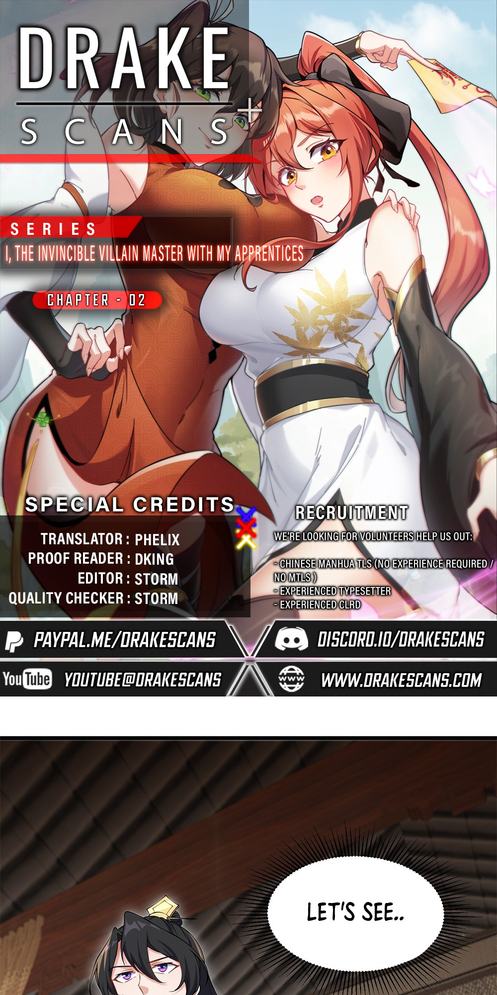 I, The Invincible Villain Master With My Apprentices Ch. 2 第1页
