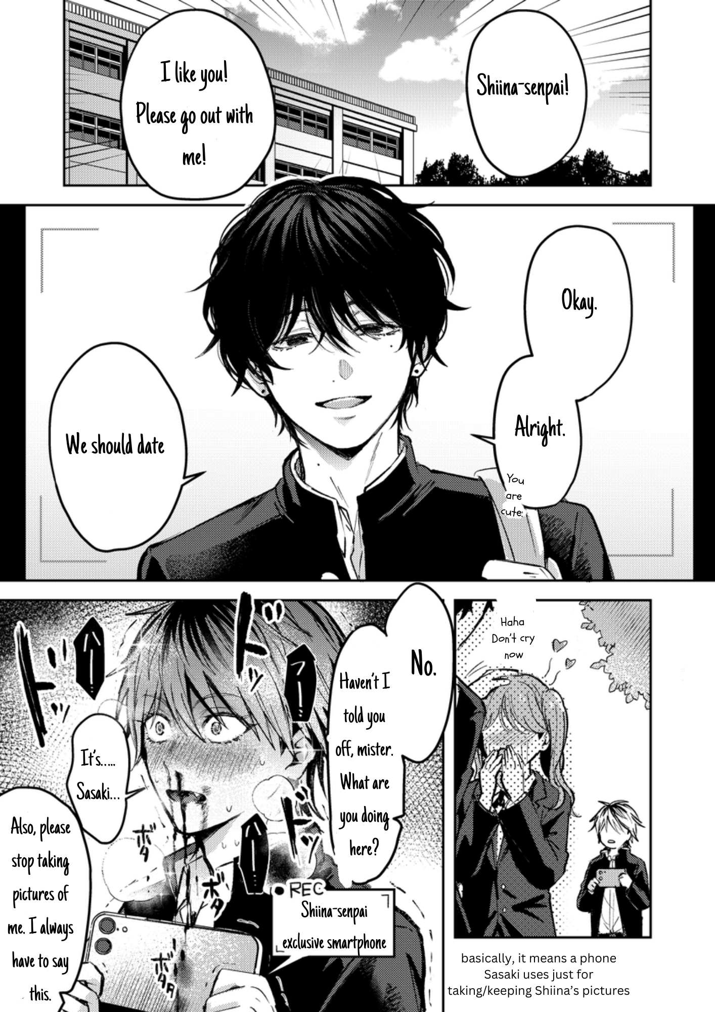 Dameo no Shiina-senpai to Yabao no Sasaki-kun Vol. 1 Ch. 2 第3页
