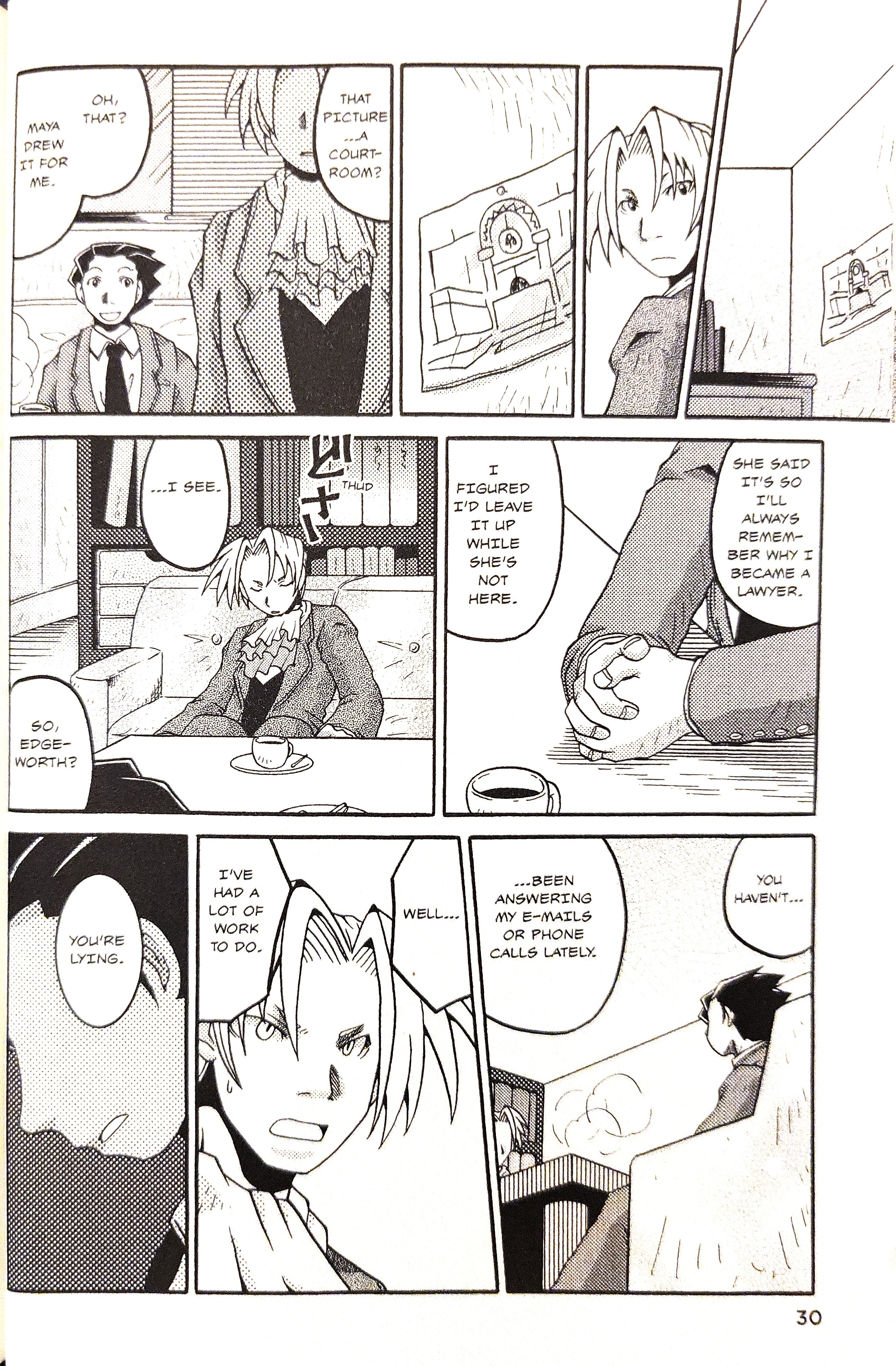 Gyakuten Saiban Official Anthology Comic: Naruhodou-hen Over Again - by Yuukou Yai 第12页