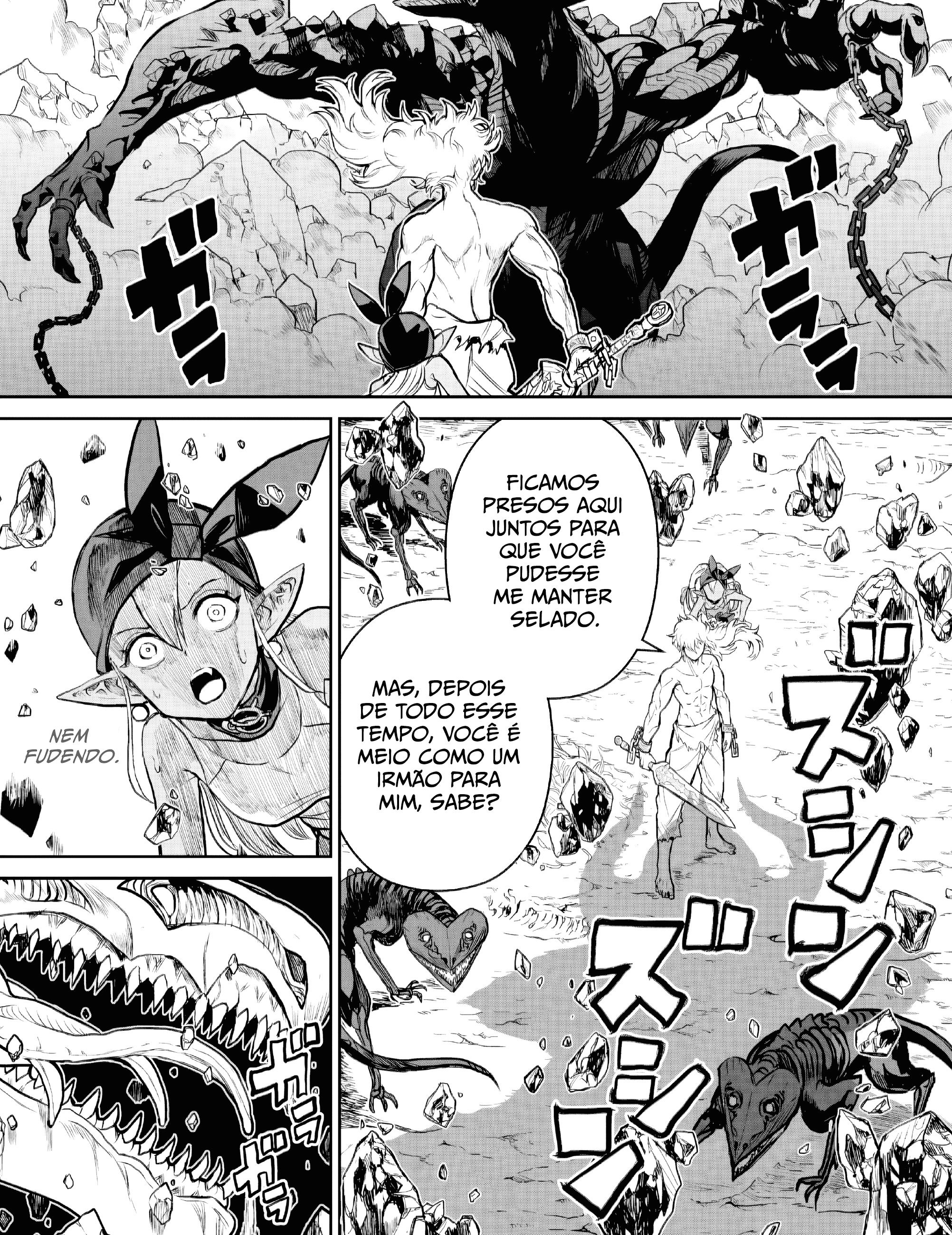 Abandoned: Tsuyosugite Buki ga Kowareru Yuusha to Buki Shokunin no Elf Desnecessário 第37页