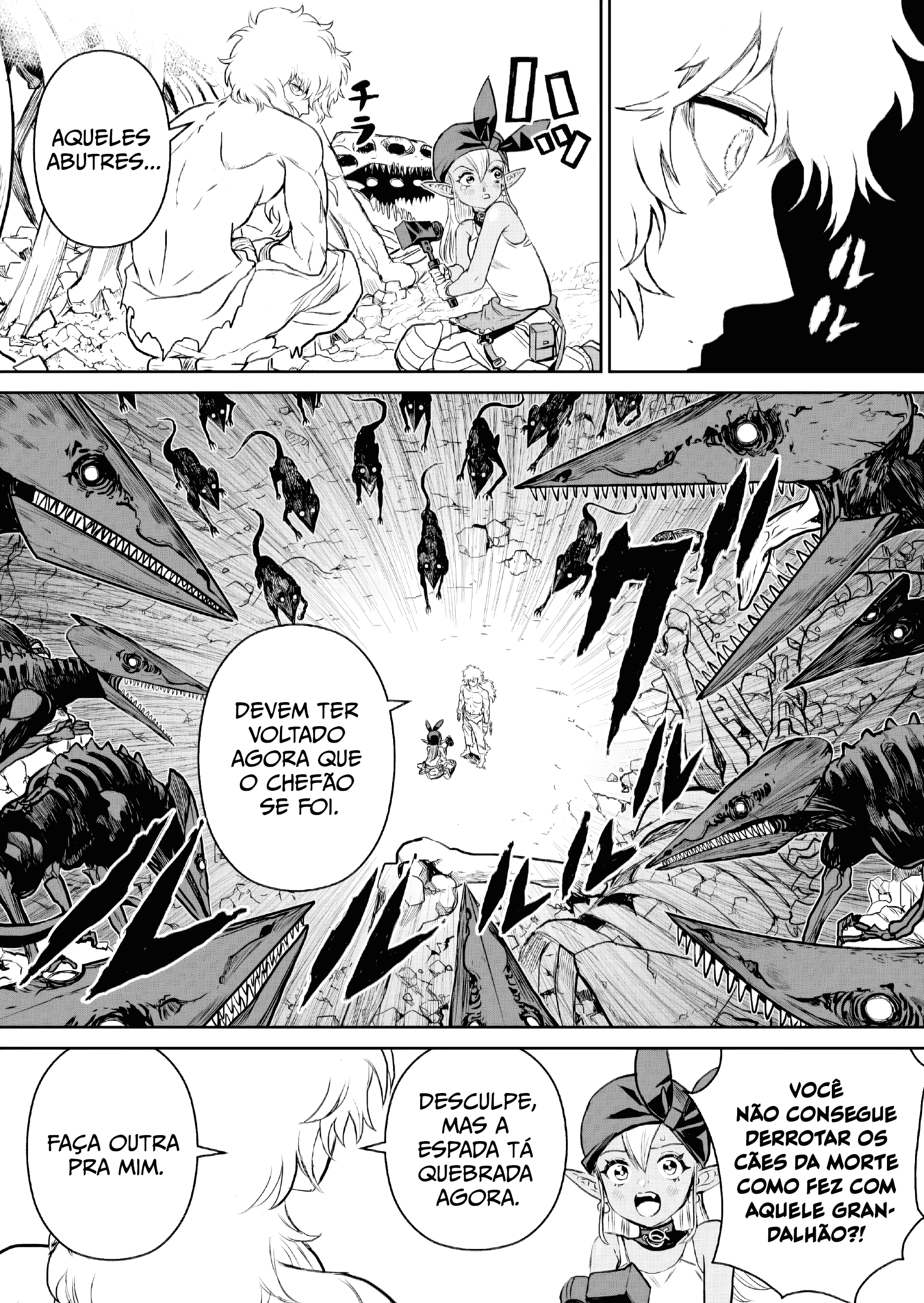 Abandoned: Tsuyosugite Buki ga Kowareru Yuusha to Buki Shokunin no Elf Desnecessário 第50页