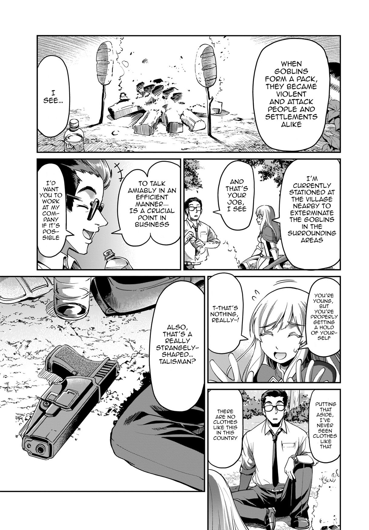 Isekai Shoukan Ojisan no Juu Musou Life: Sabage-zuki Salaryman wa Kaisha Owari ni Isekai e Chokki Suru Another World and Guns 第11页