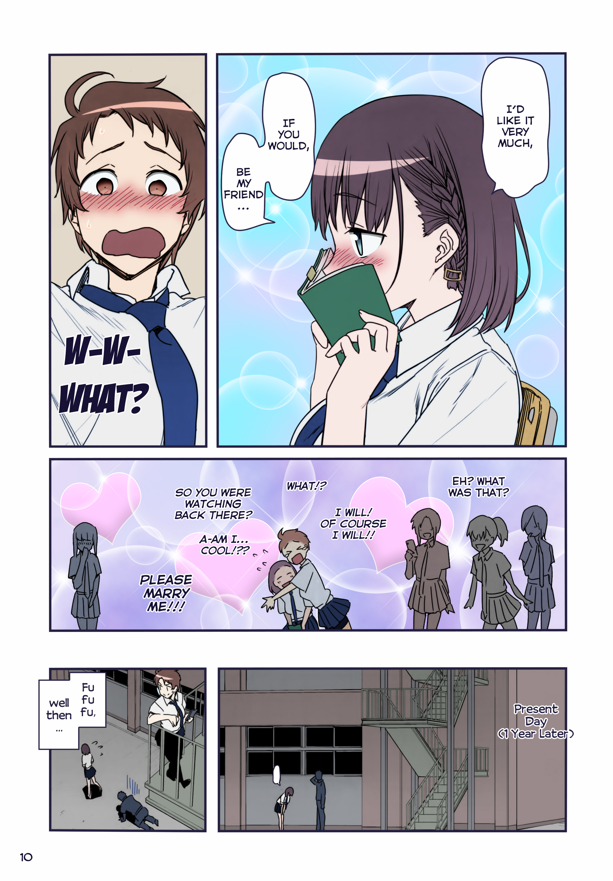 Getsuyoubi no Tawawa (Twitter Webcomic) (Fan Colored) Part II: Bonus - Comiket 90 Special Edition 第10页