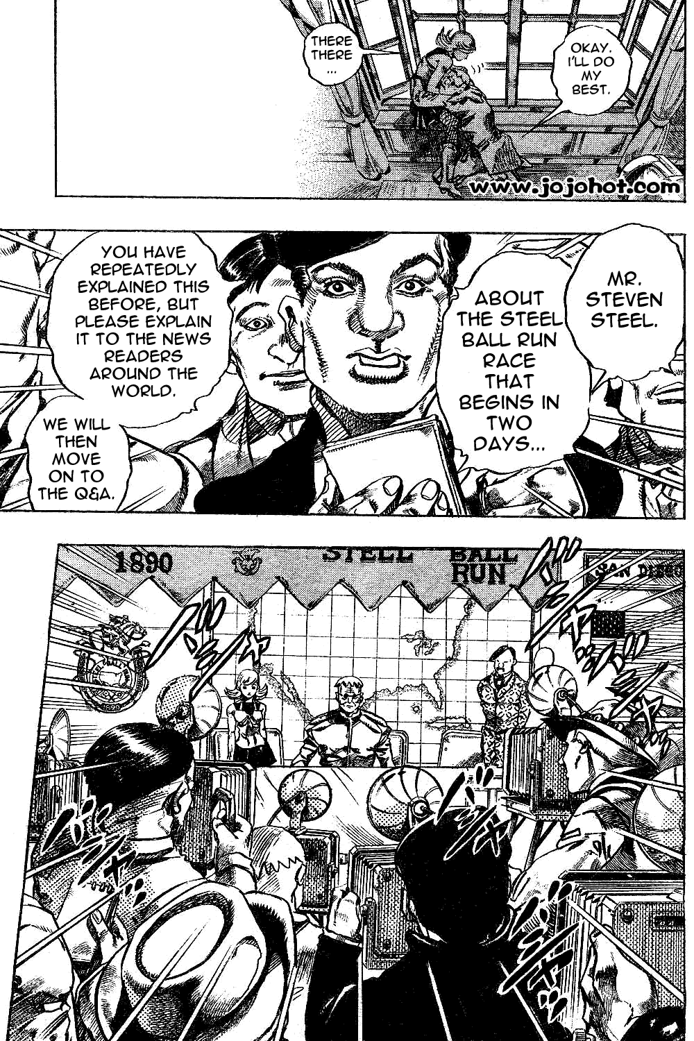 JoJo's Bizarre Adventure Part 7 - Steel Ball Run The Steel Ball Run Press Conference 第33页