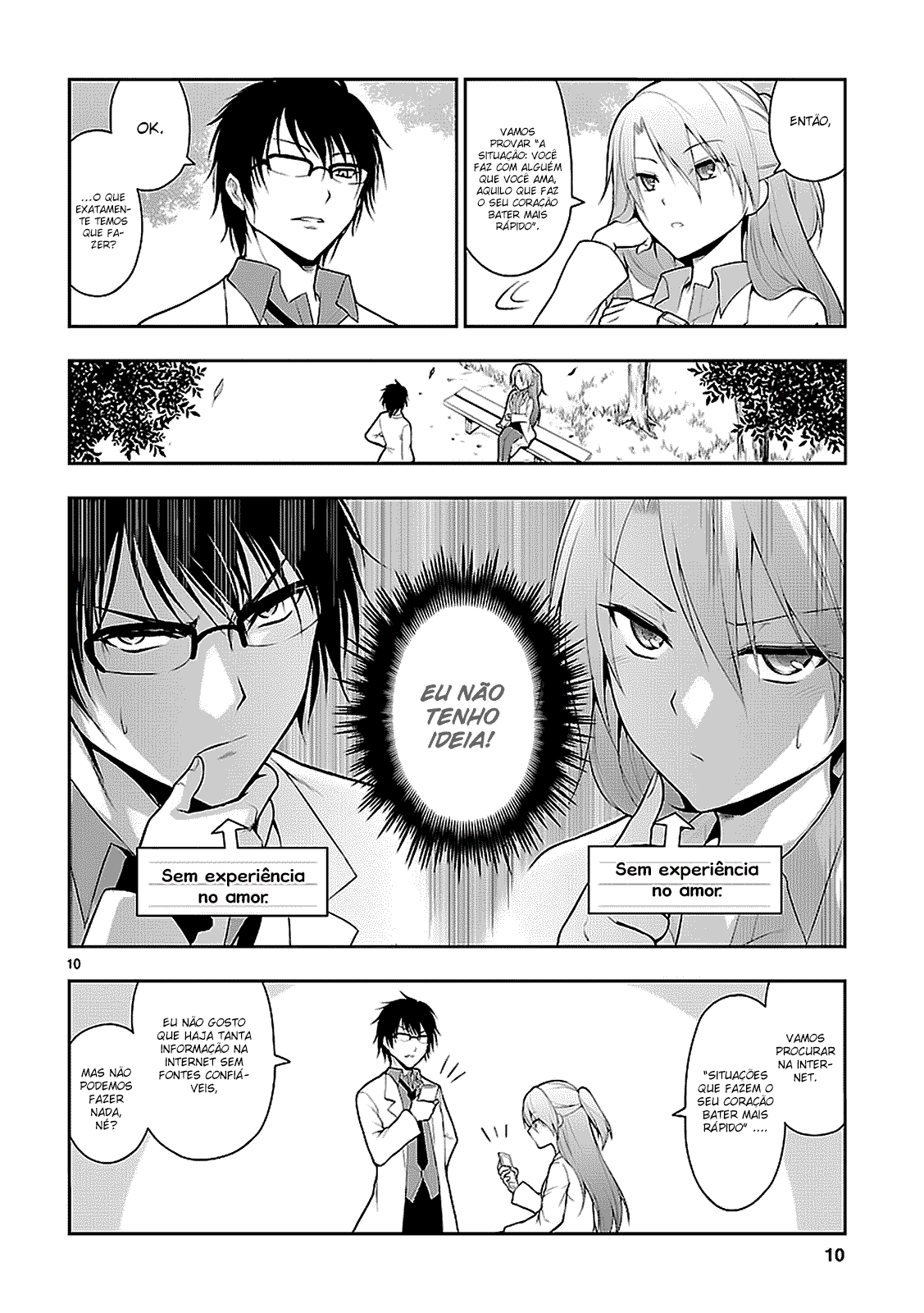 Rikei ga Koi ni Ochita no de Shoumei shitemita Prova 2: A ciência se apaixonou, então nós tentamos medir os batimentos cardíacos 第10页