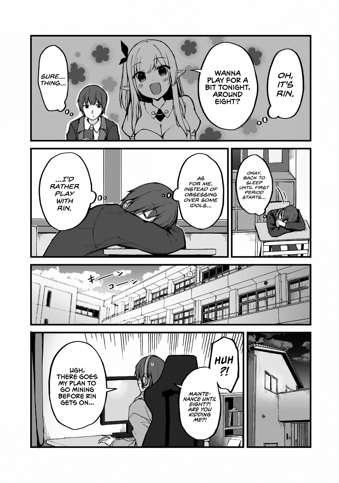 Netoge no Yome ga Ninki Idol datta: Cool kei no Kanojo wa Genjitsu demo Yome no Tsumori de Iru Rin and Mizuki Rinka 第19页