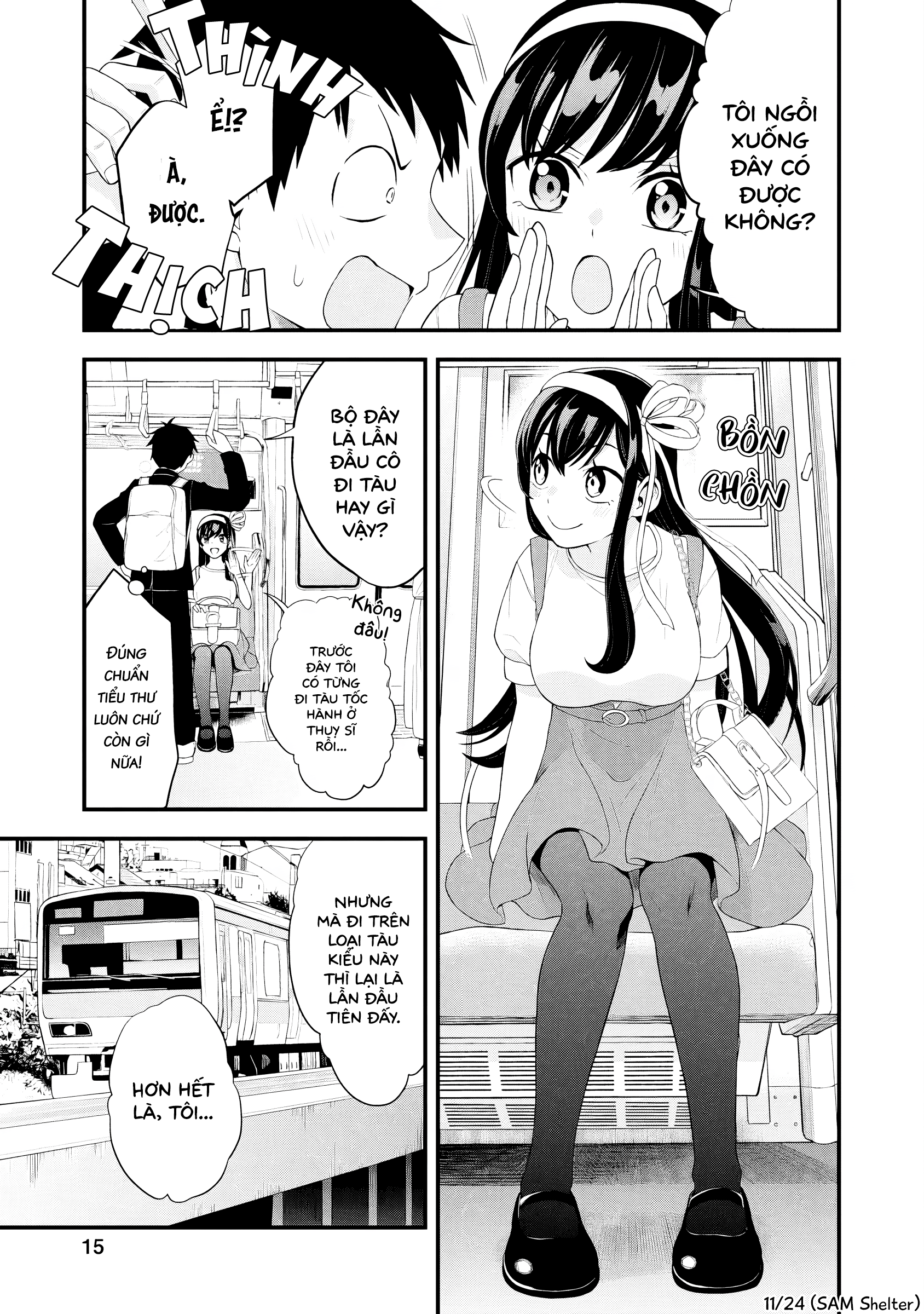 Hajimete no Ojou-sama Lần Đầu Đi Tàu 第12页