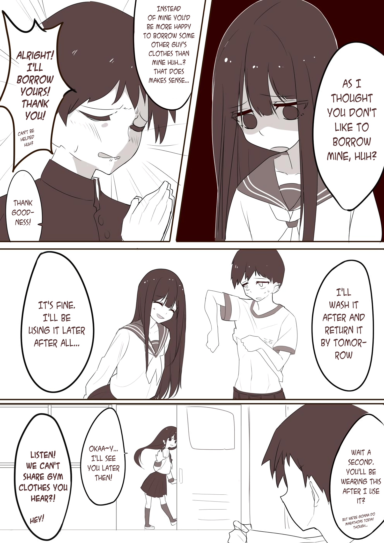 Kotoshi no Mitsuishi-san wa Dokoka Okashii Borrowing Gym Clothes from a Girl in Another Class 第2页