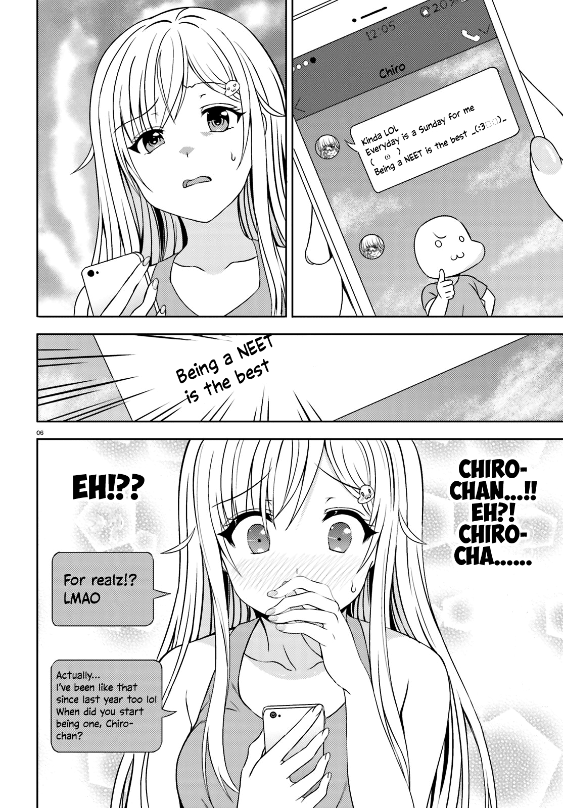 Neeko wa Tsurai yo The Neet when being contacted by an old friend 第6页