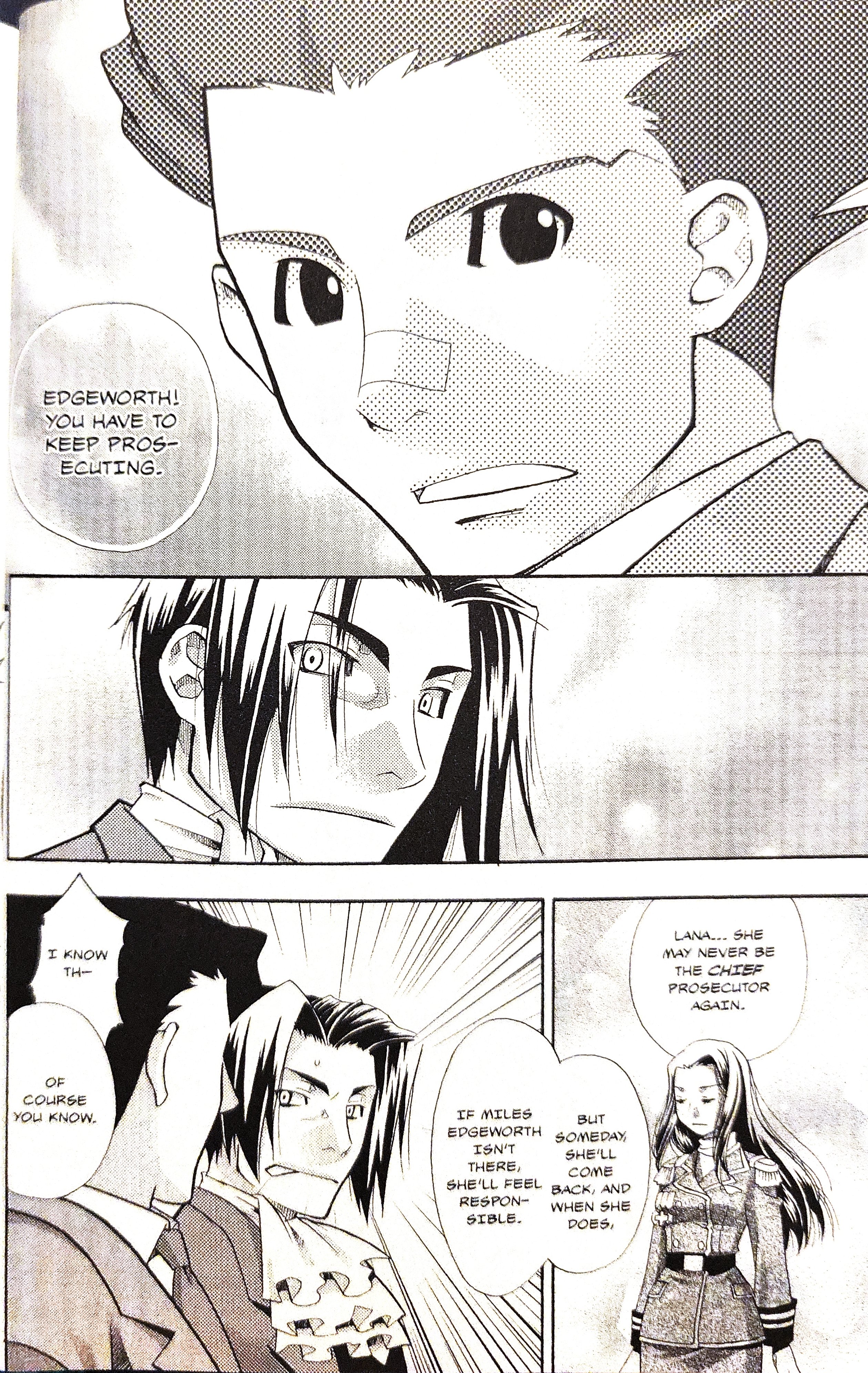 Gyakuten Saiban Official Anthology Comic: Naruhodou-hen Yesterday's Enemy, Today's Friend (crossed out) Enemy - by Wataru Akizuki 第18页