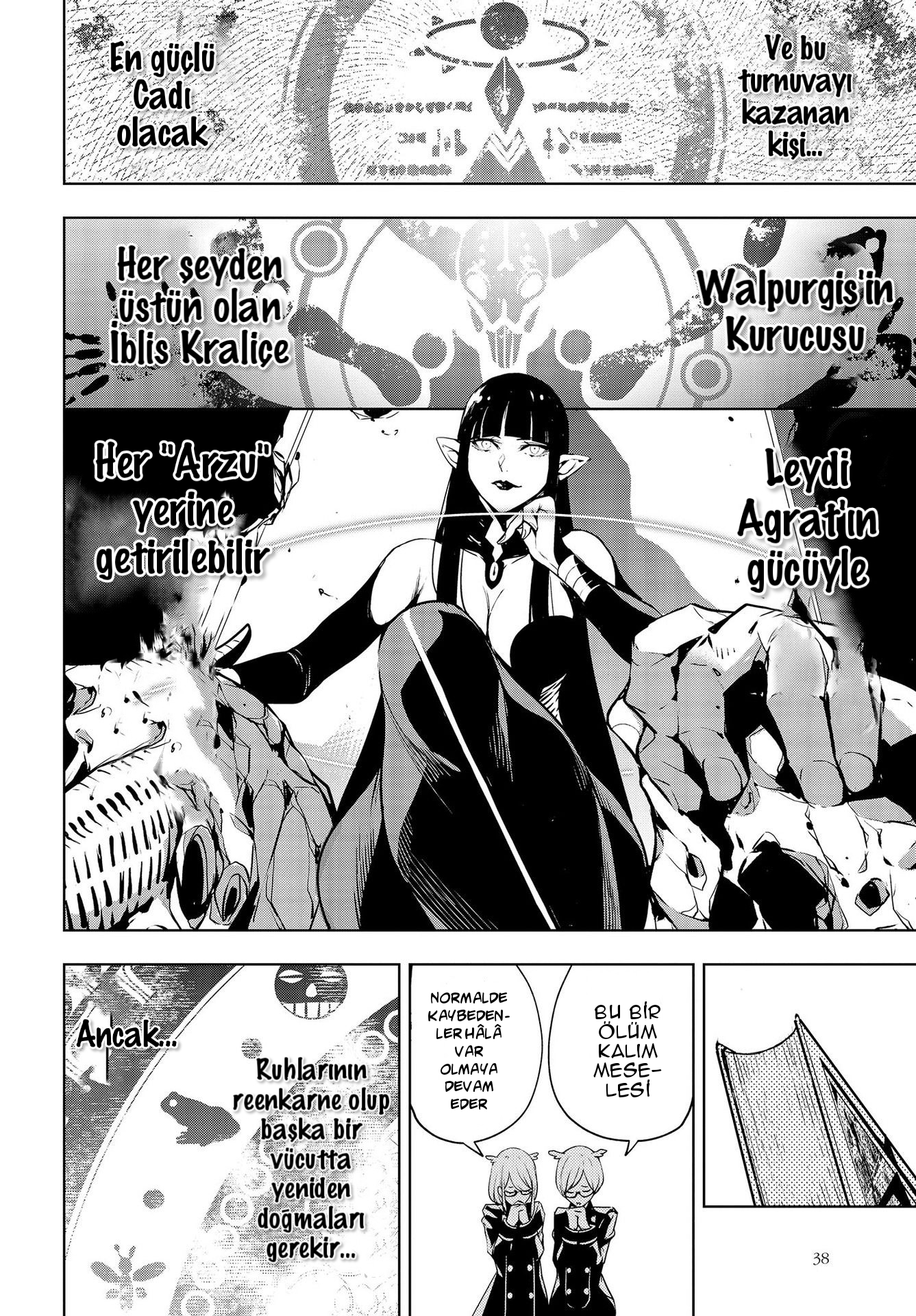 Majo Taisen - 32-nin no Isai no Majo wa Koroshiau Bin Gecelik Kan Gölü 第35页
