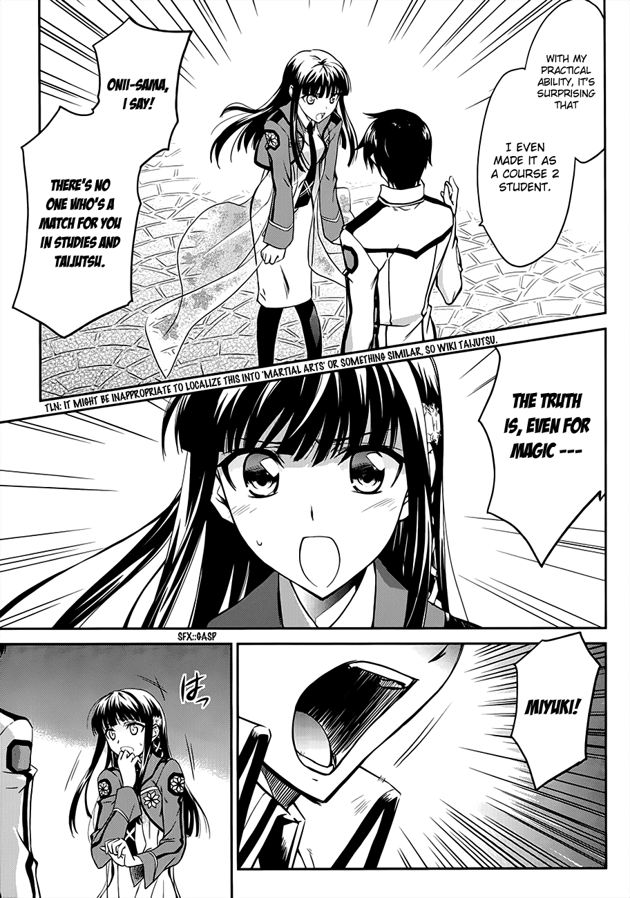 Mahouka Koukou no Rettousei - Nyuugaku-hen Smart Little Sister, Dumb Big Brother 第20页
