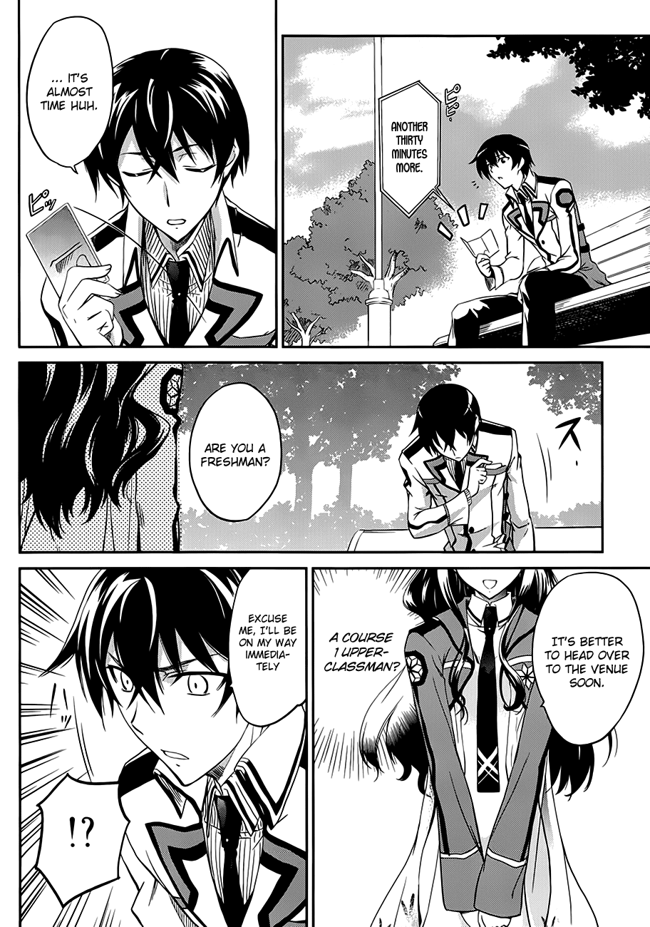 Mahouka Koukou no Rettousei - Nyuugaku-hen Smart Little Sister, Dumb Big Brother 第32页