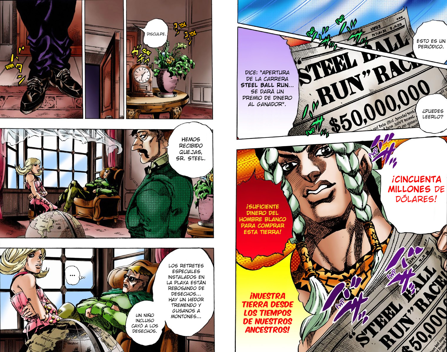 JoJo no Kimyou na Bouken: Steel Ball Run(Official Colored) Steel Ball Run - Conferencia de prensa 第15页