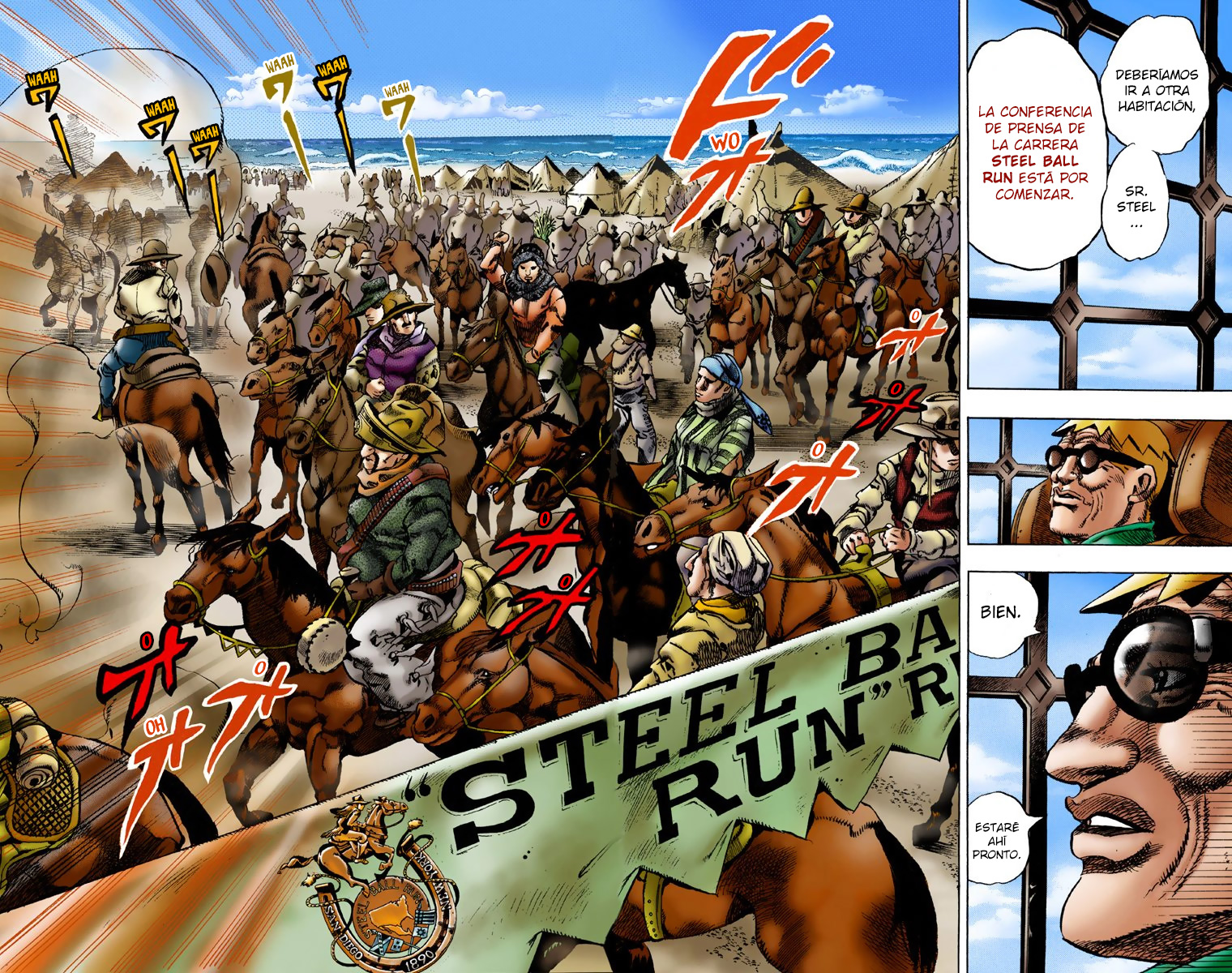 JoJo no Kimyou na Bouken: Steel Ball Run(Official Colored) Steel Ball Run - Conferencia de prensa 第17页